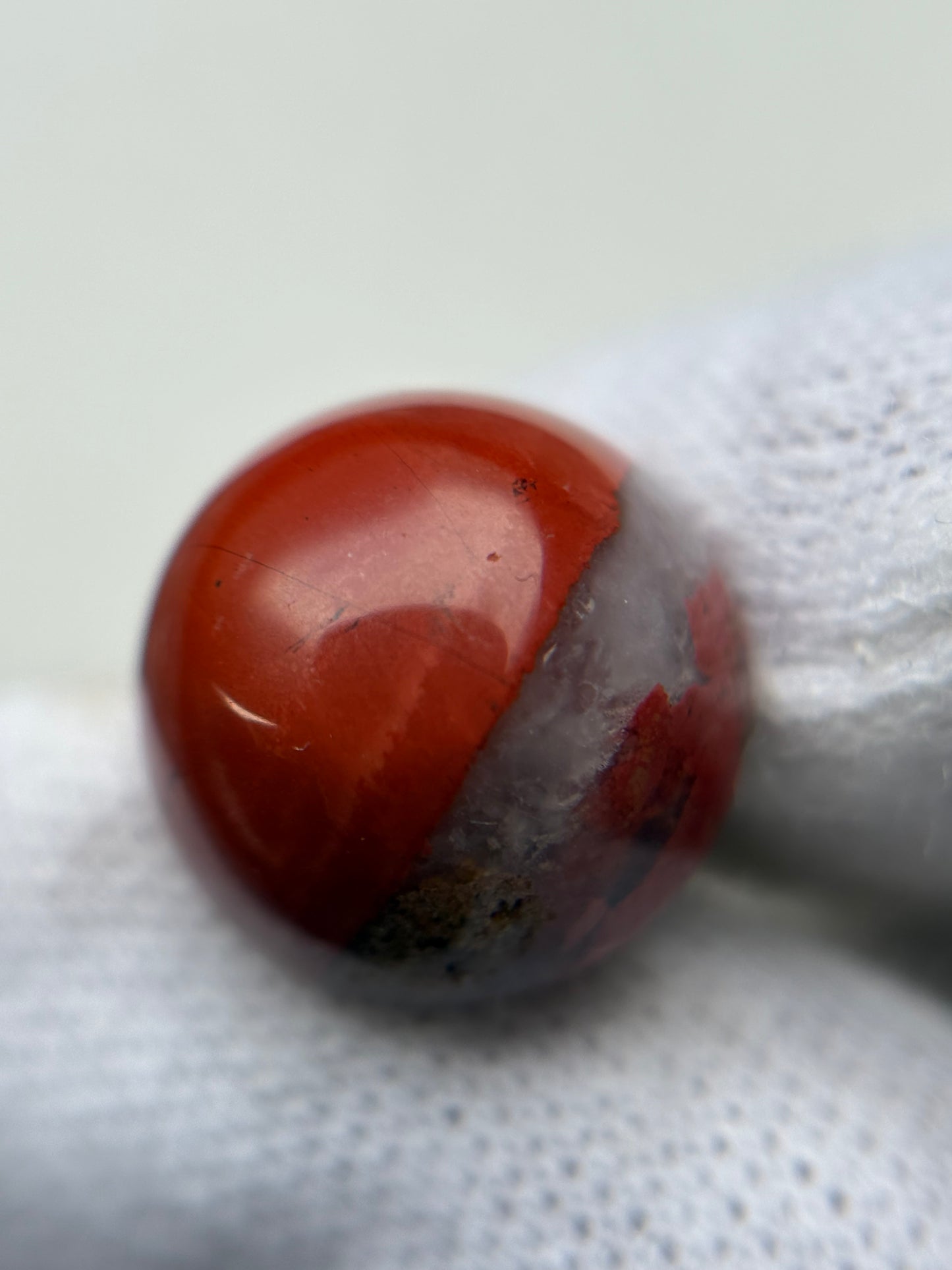 Red Jasper Quartz Crystal Gemstone Mushroom Carving Mini (1)