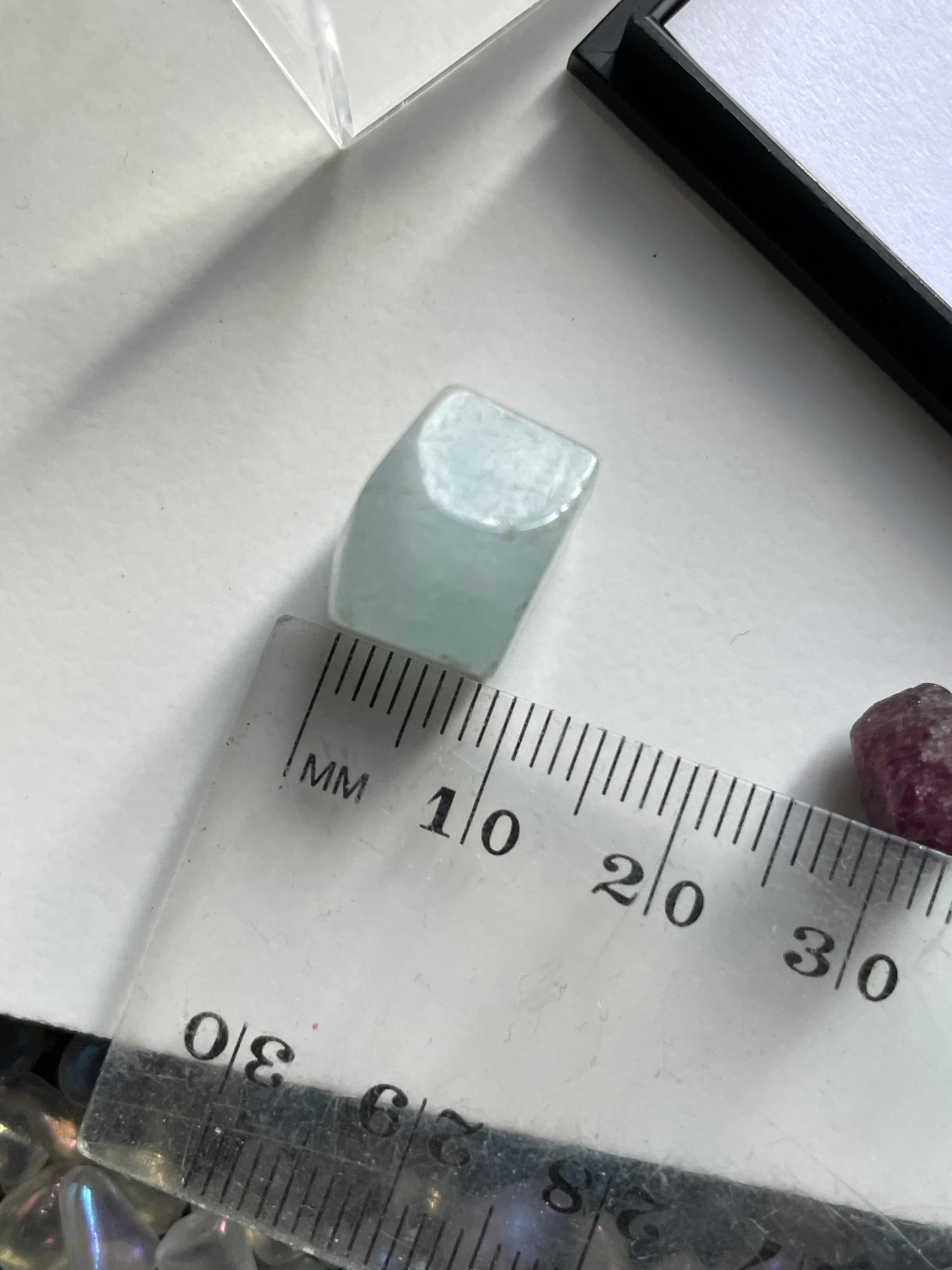 Aquamarine & Ruby Gemstone Crystal Specimen Gift Set