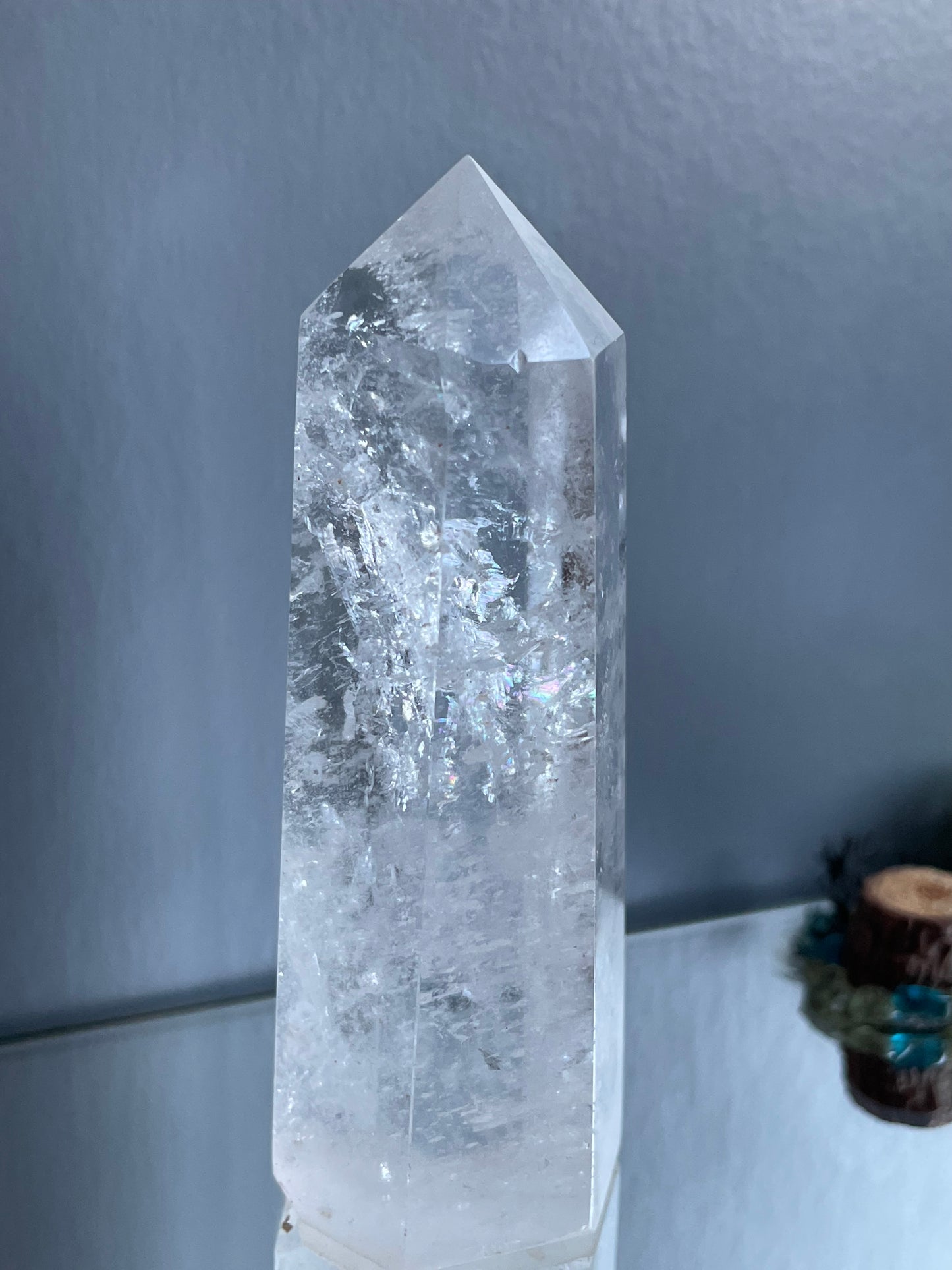 Clear Quartz Crystal Gemstone Point Tower - Clarity 2 (B)