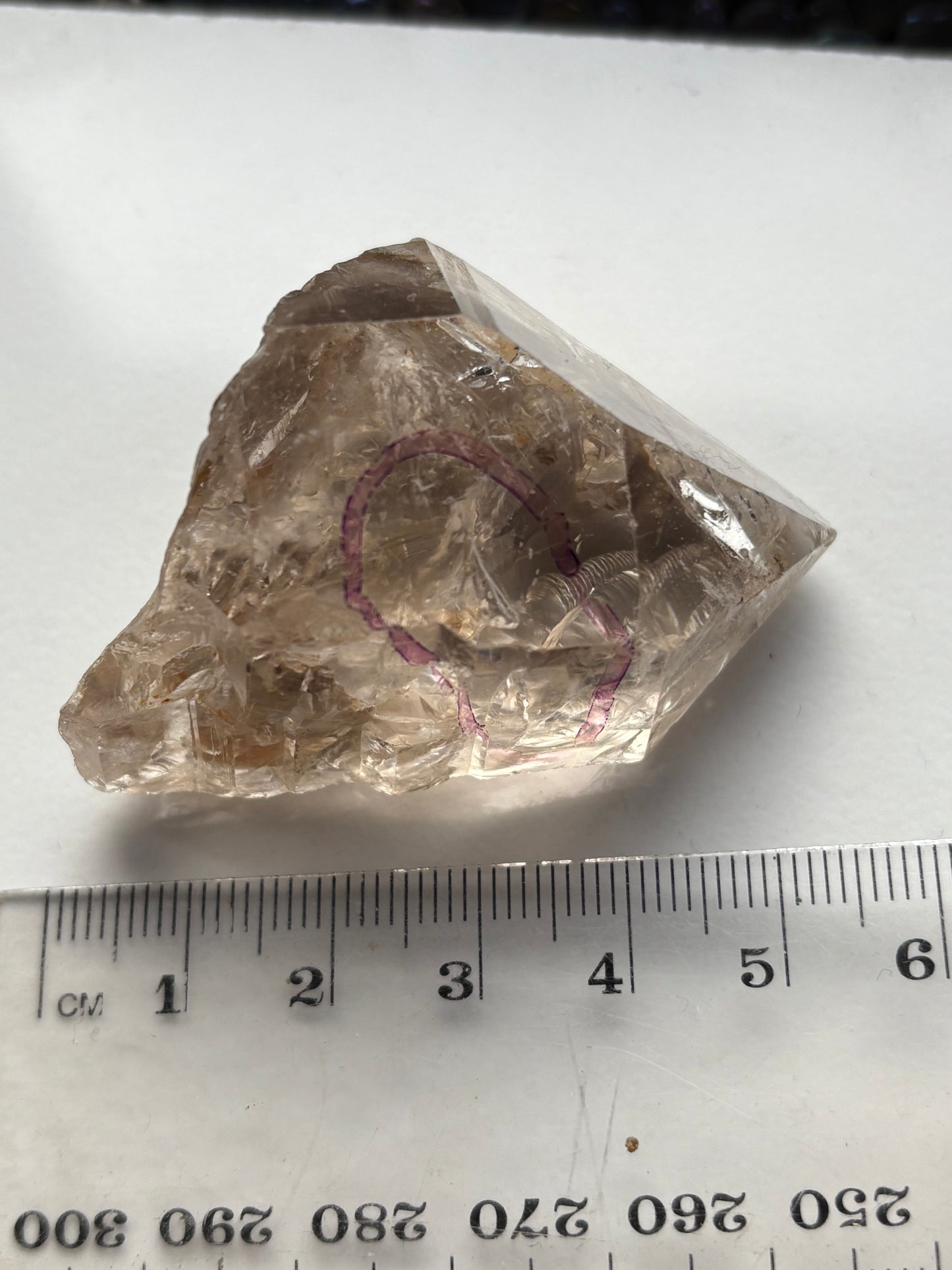 Citrine Enydro Bubble Crystal Gemstone Tower Point