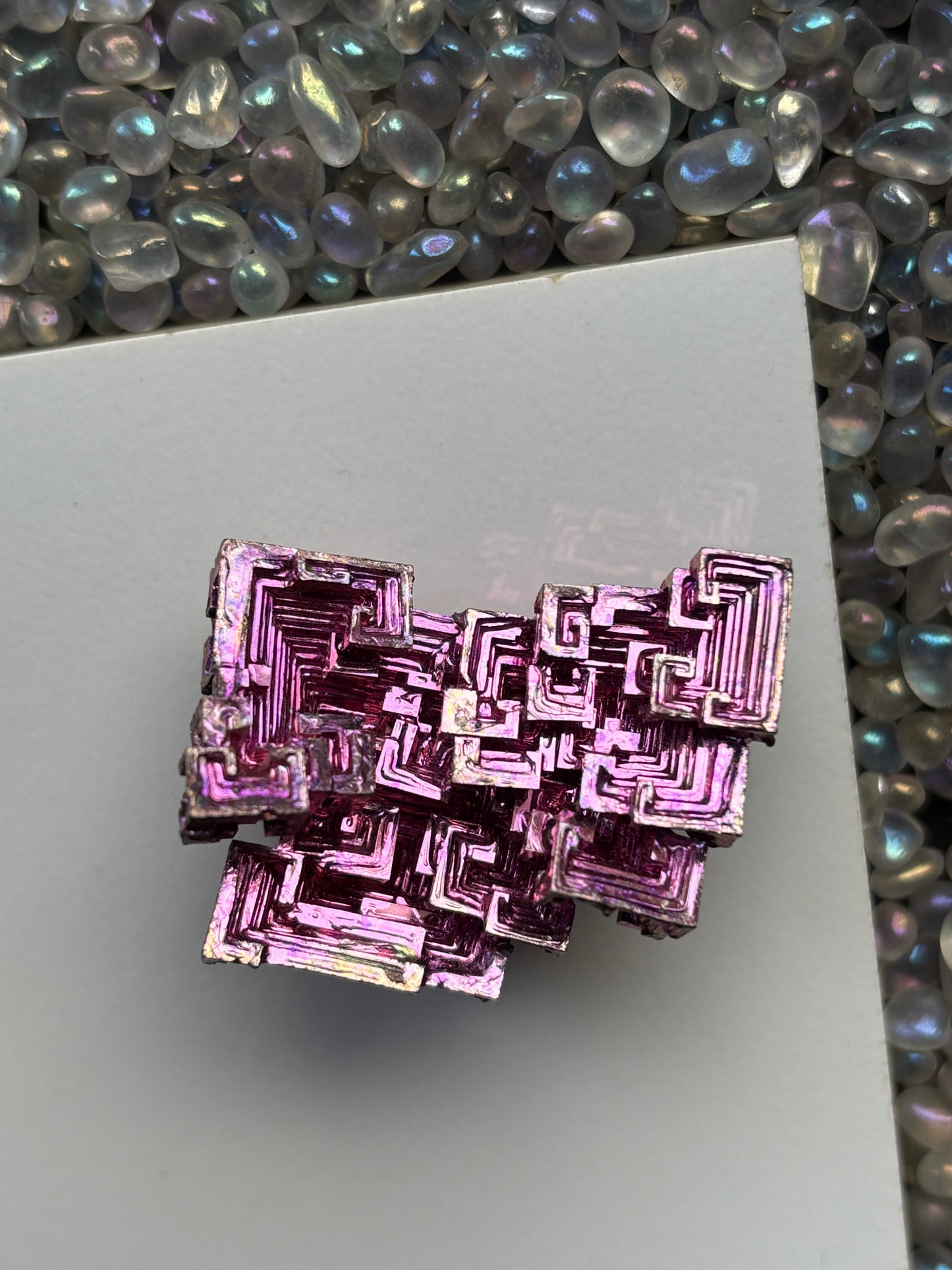 Pink Bismuth Crystal Specimen - P2
