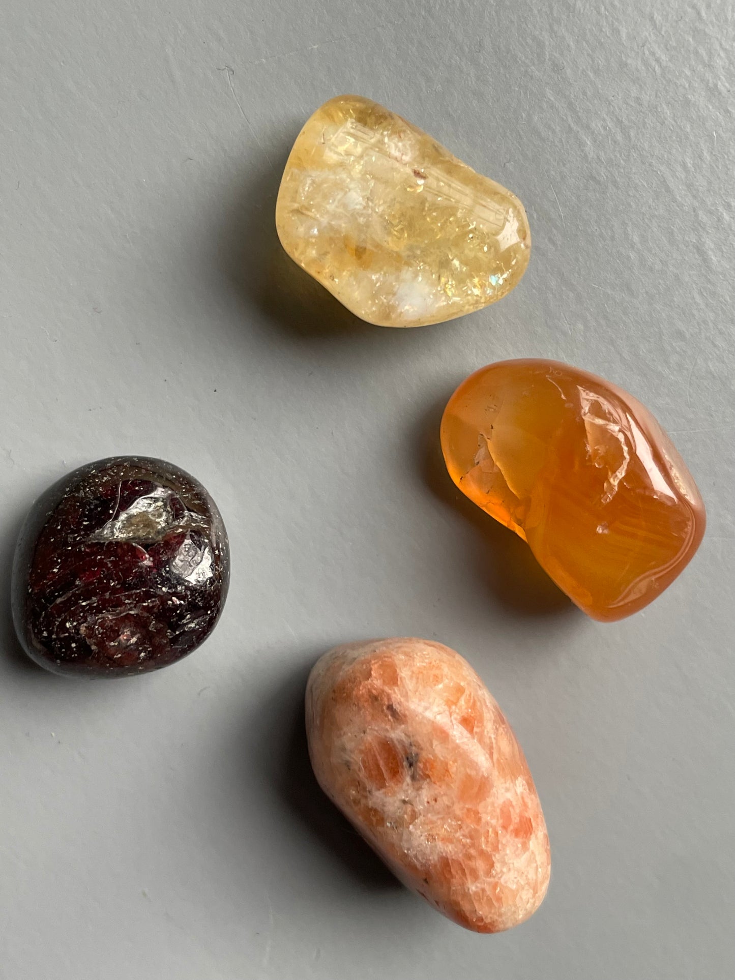 Summer Solstice Butterfly Card & Gemstone Crystal Tumbled Stone Gift Set