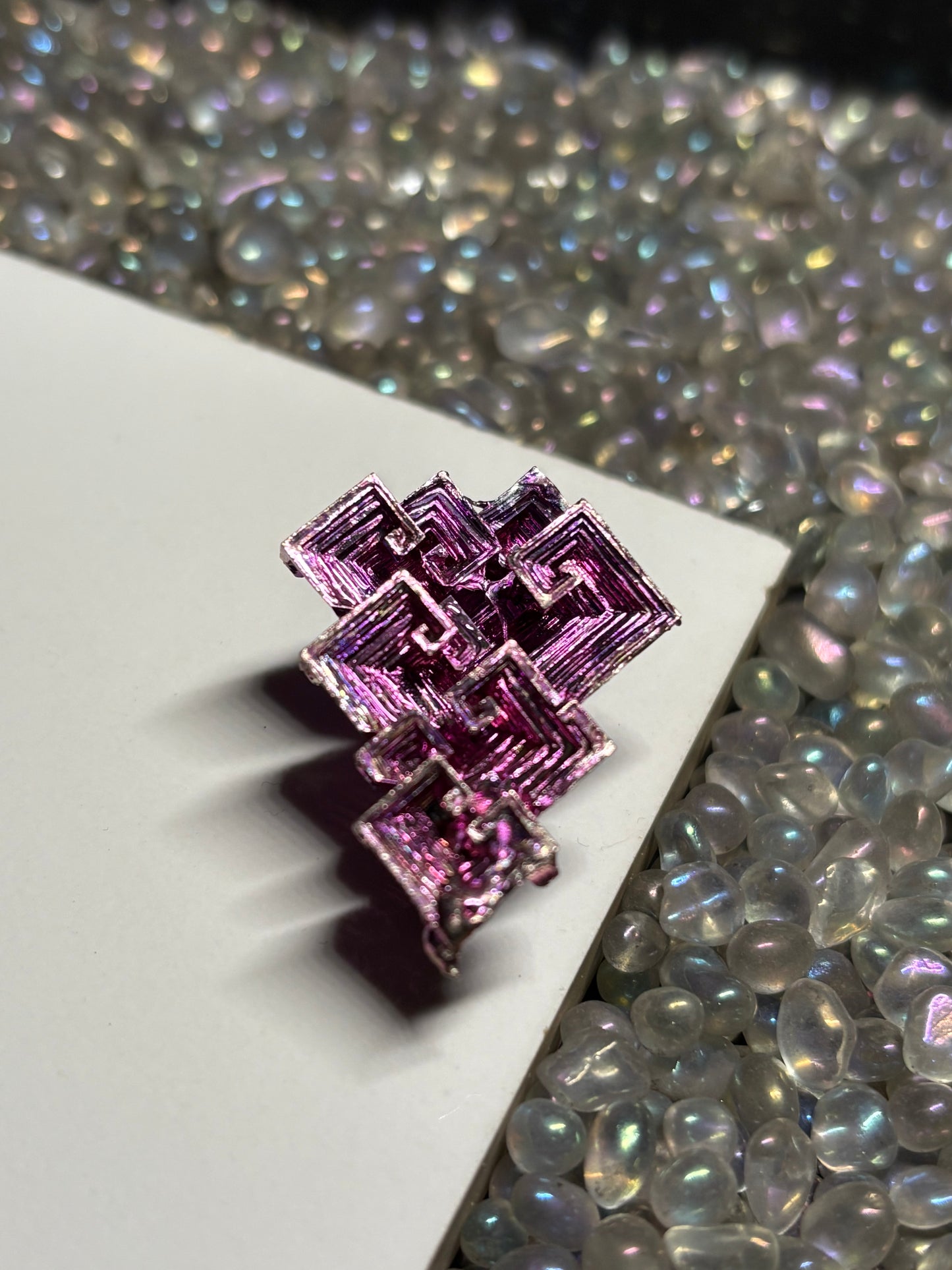 Pink Bismuth Crystal Specimen - P1