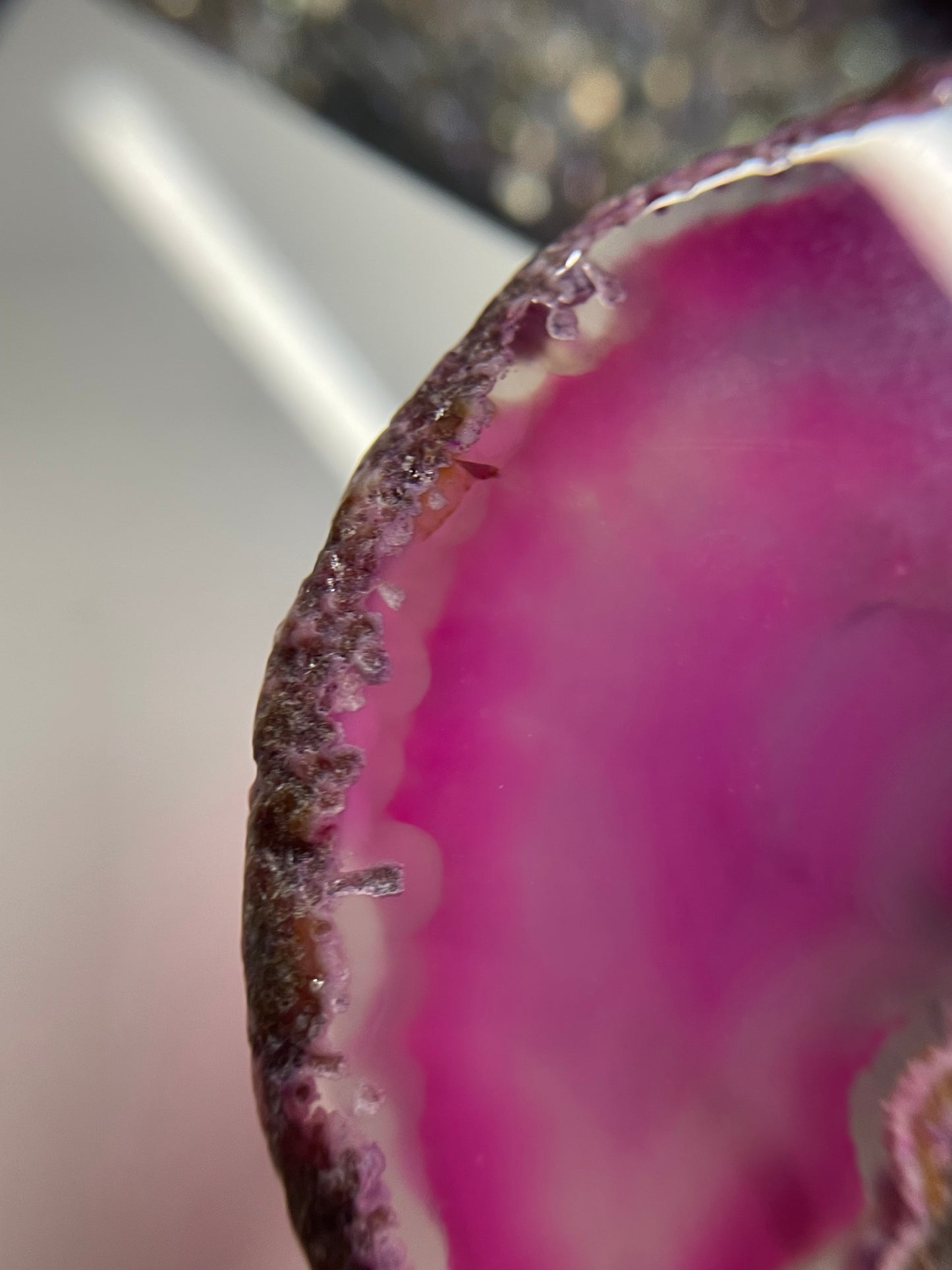 Agate Crystal Gemstone Slice Wall Tree Hanging (2)