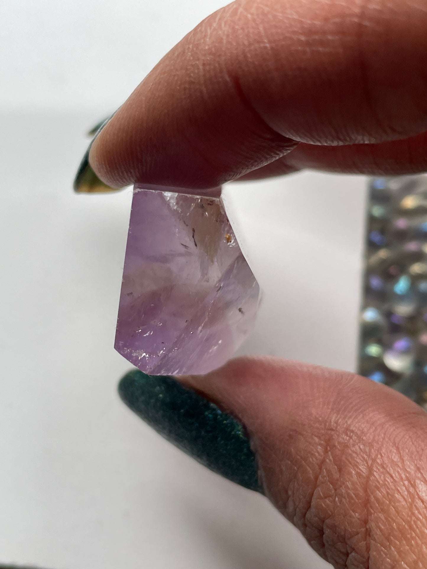 Ametrine Faceted Mini Freeform Crystal Gemstone (5)