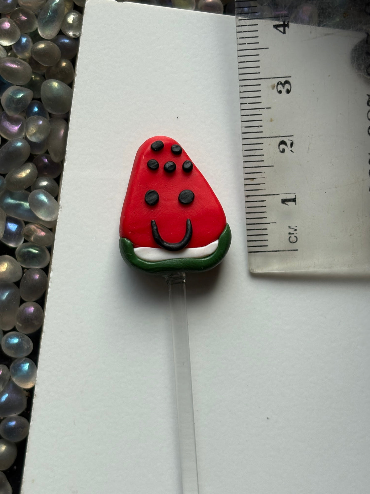 Wesley The Watermelon Clay Art Plant Pot Buddy