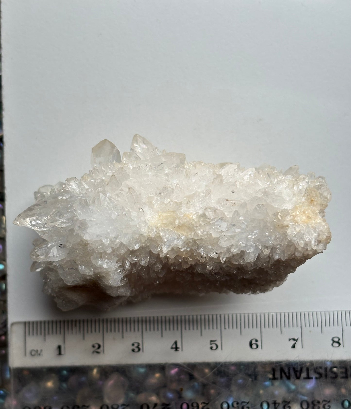 Himalayan Clear Quartz Gemstone Crystal Rough Cluster Specimen (A)