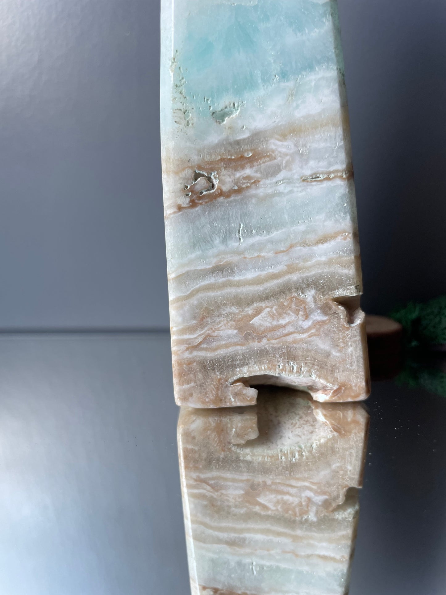 Caribbean Calcite Aragonite Crystal Gemstone Tower Point (2)