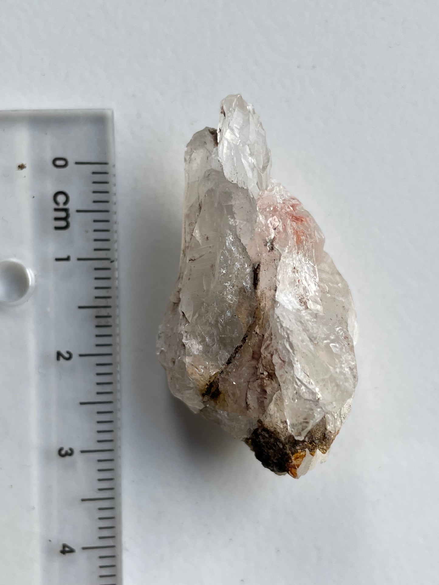 Scottish Hematoid Fire Quartz Crystal Gemstone Rough Specimen