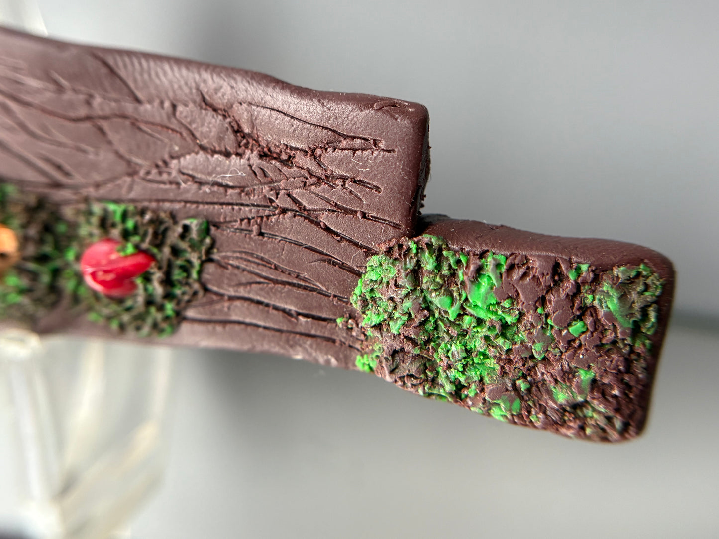 Chakra Crystal Gemstone Enchanted Forest Wooden Clay Knife