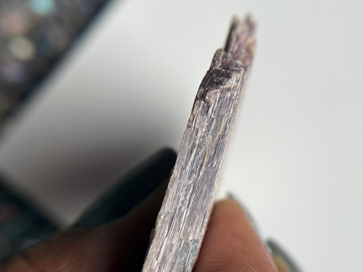 Lepidolite Slice Rough Gemstone Crystal - Large