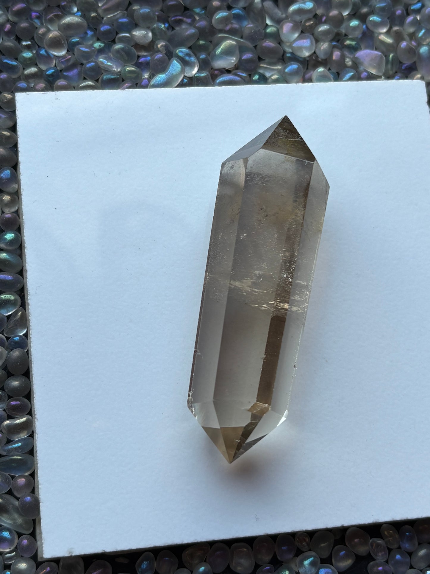 Smoky Quartz Crystal Gemstone Double Terminated Point - (2)