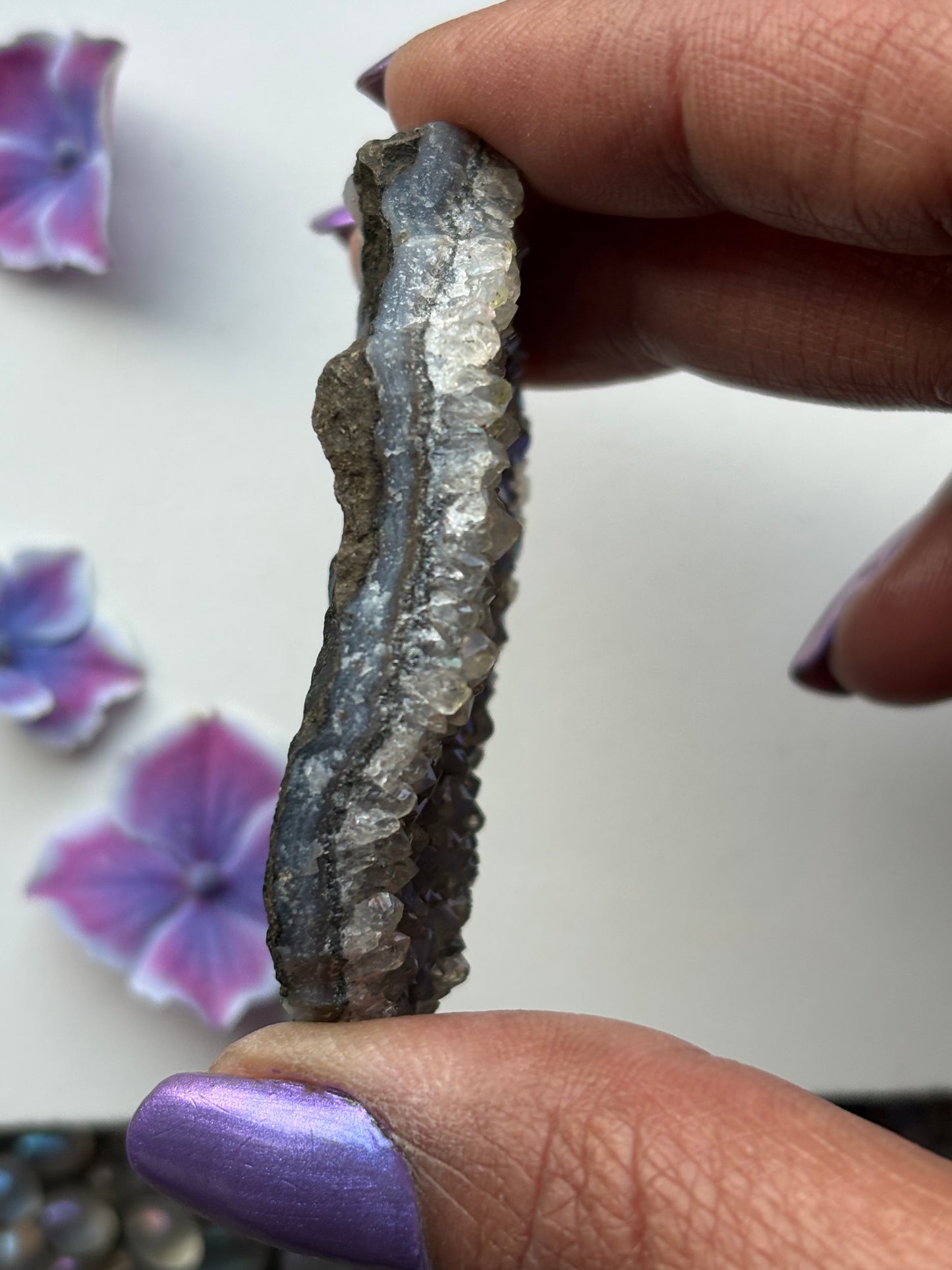 Aura Quartz Crystal Gemstone Cluster - Small (6)