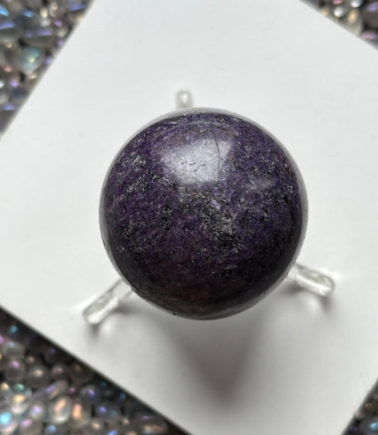 Lepidolite Crystal Gemstone Sphere Small