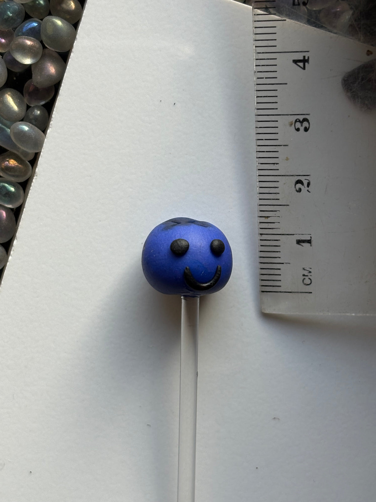 Barry The Blueberry Clay Art Plant Pot Buddy