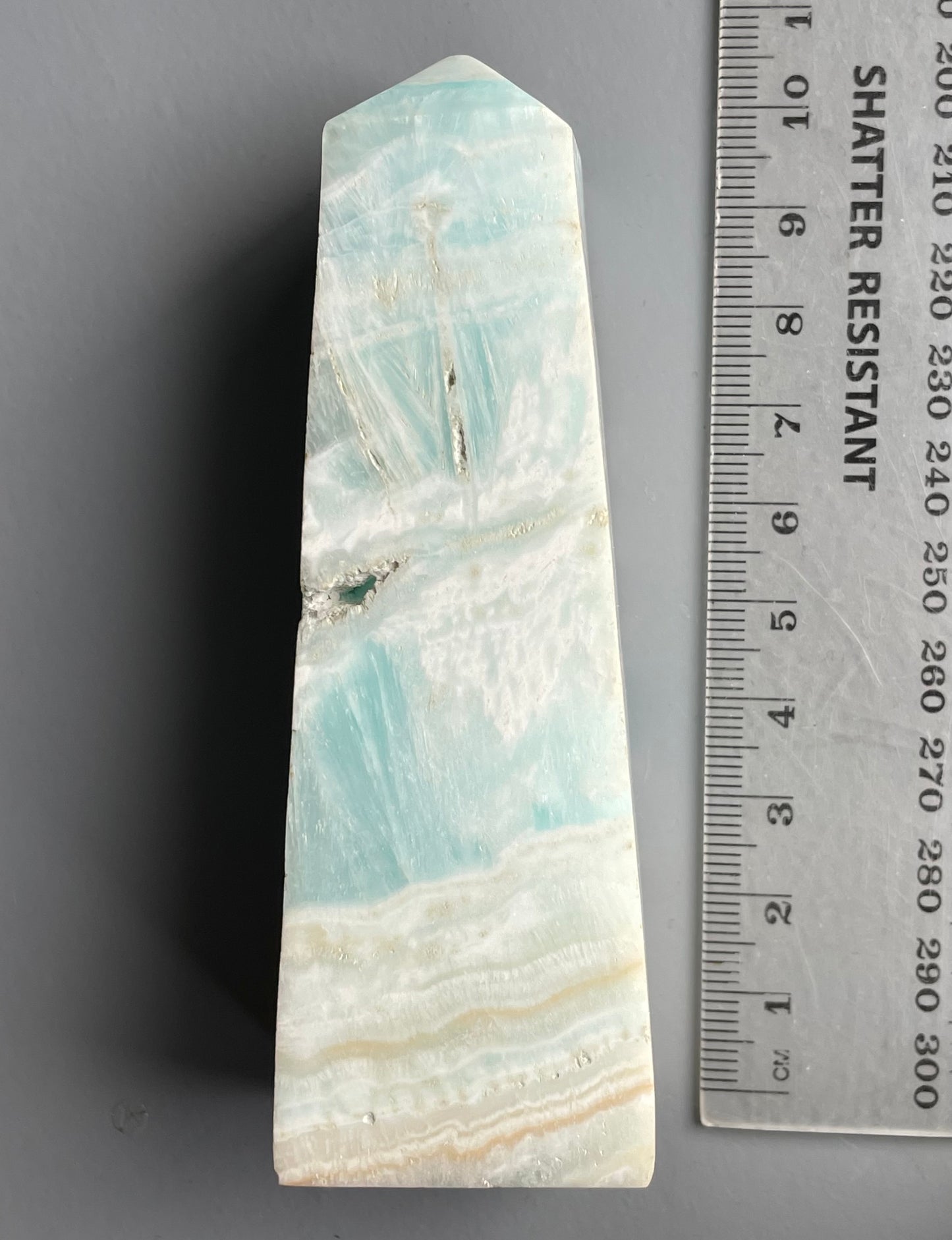 Caribbean Calcite Aragonite Crystal Gemstone Tower Point (1)