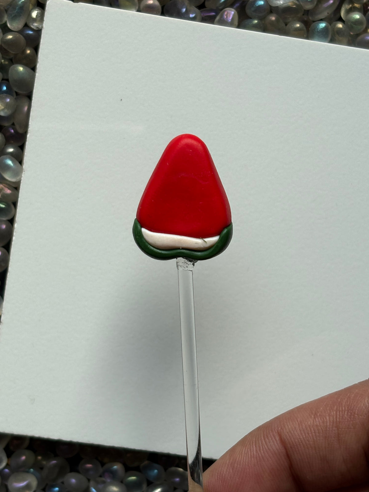 Wesley The Watermelon Clay Art Plant Pot Buddy
