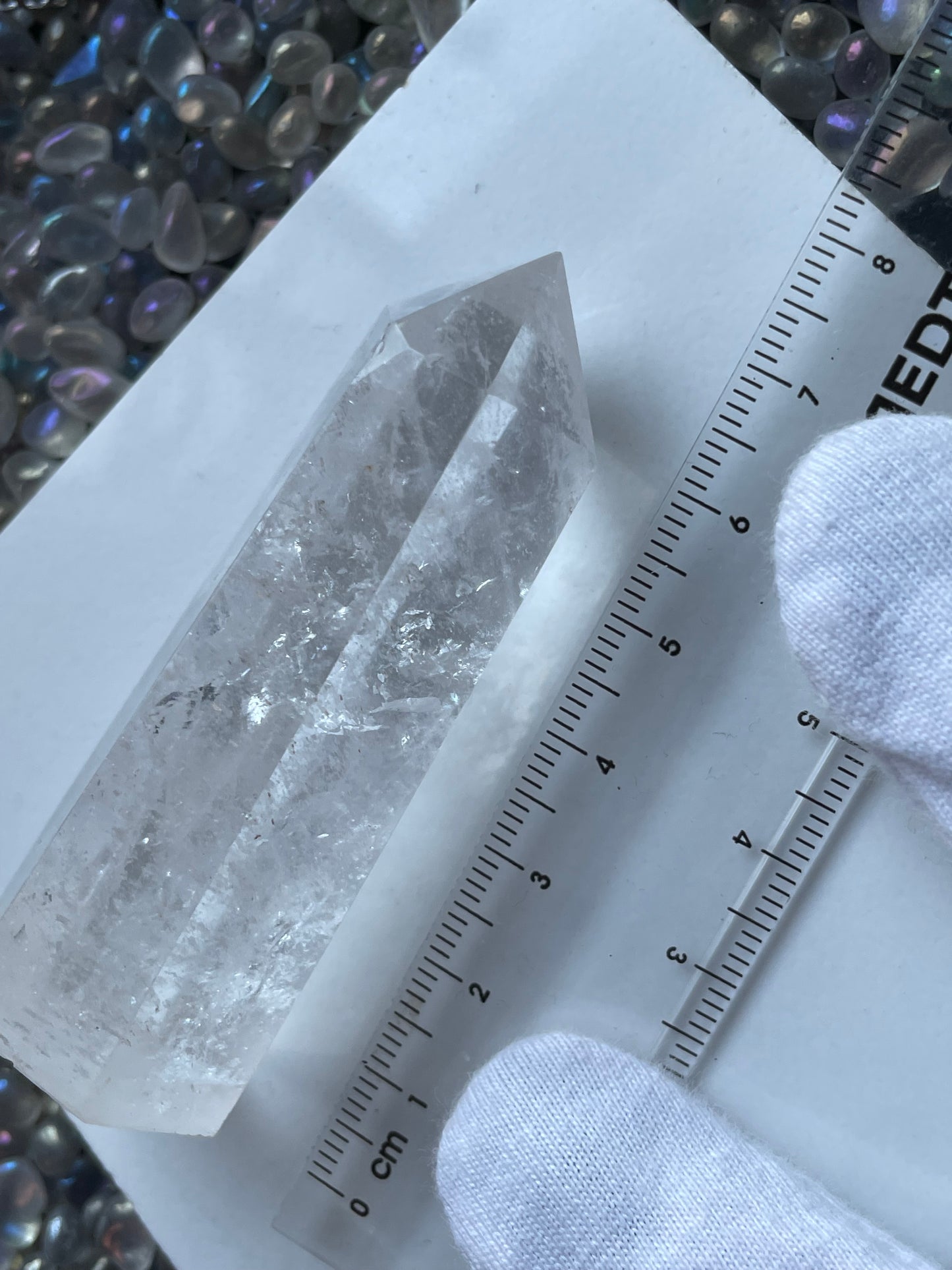 Clear Quartz Crystal Gemstone Point Tower - Clarity 2 (B)