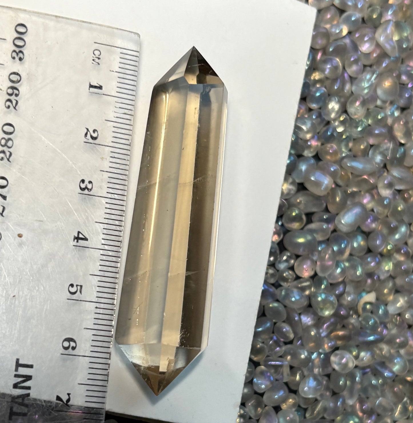 Smoky Quartz Crystal Gemstone Double Terminated Point - (1)