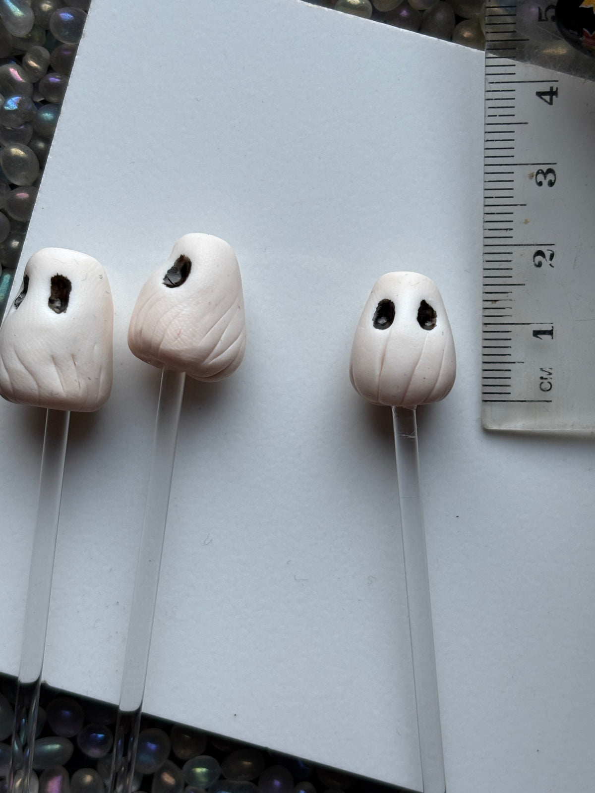 Ghostie Clay Art Plant Pot Buddy