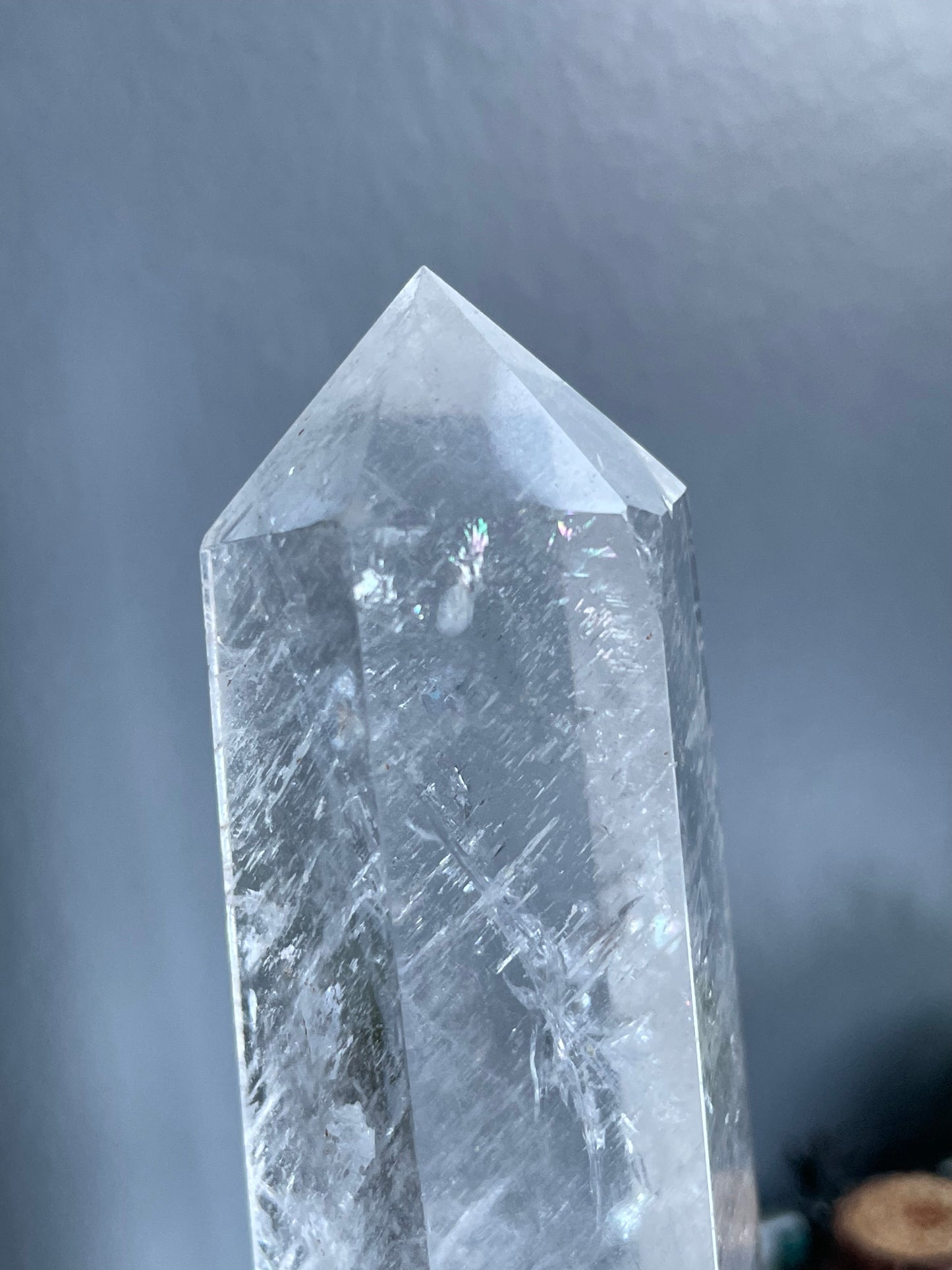 Clear Quartz Crystal Gemstone Point Tower - Clarity 2 (B)