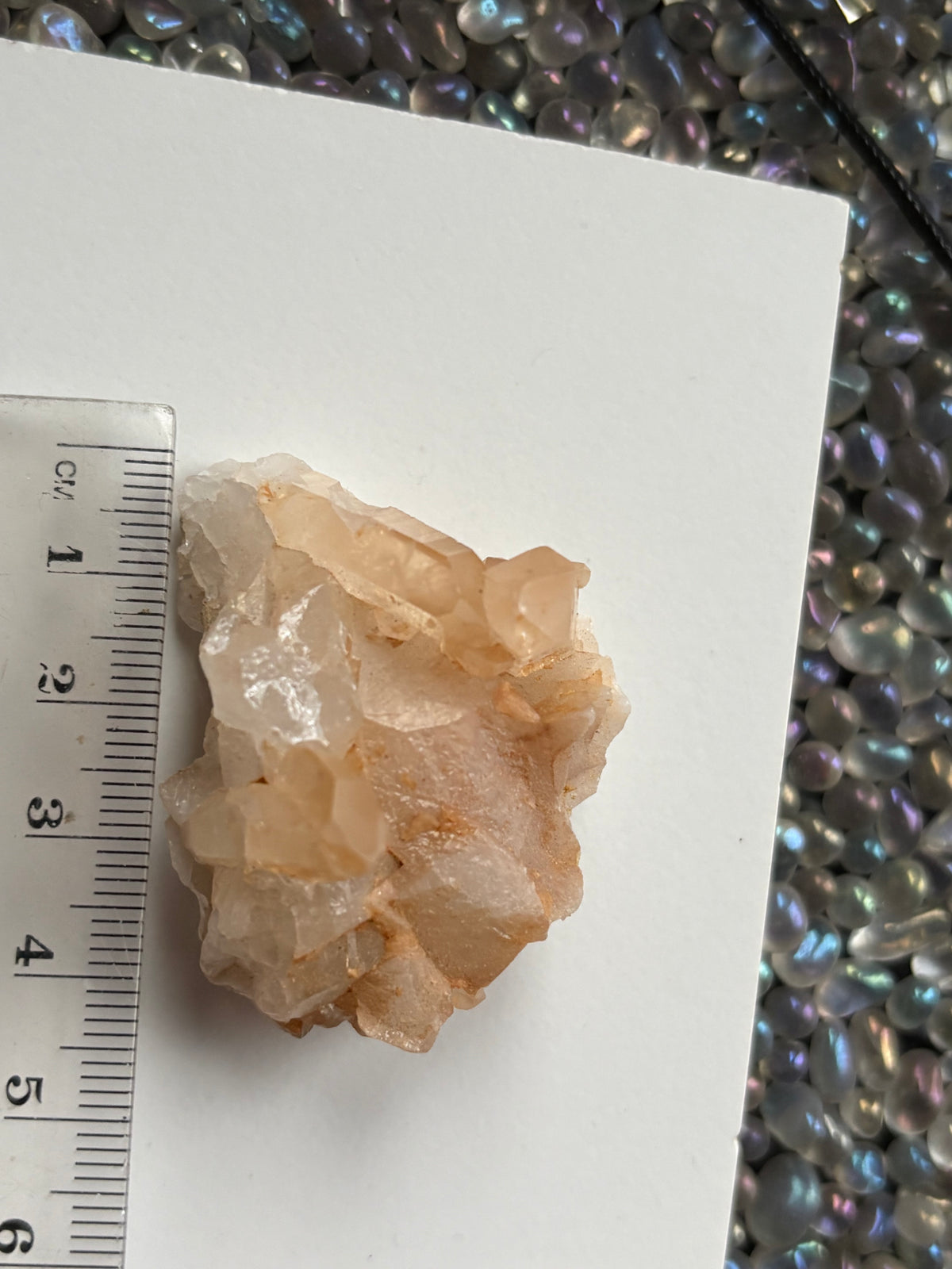 Tangerine Quartz Gemstone Crystal Specimen (2)