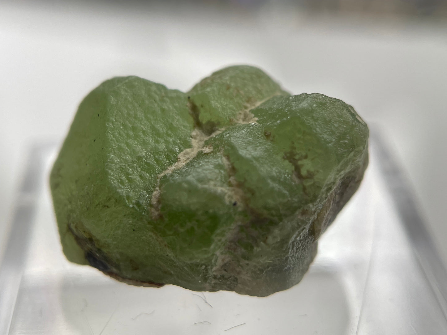 Micro Peridot Rough Crystal Gemstone Specimen (2)