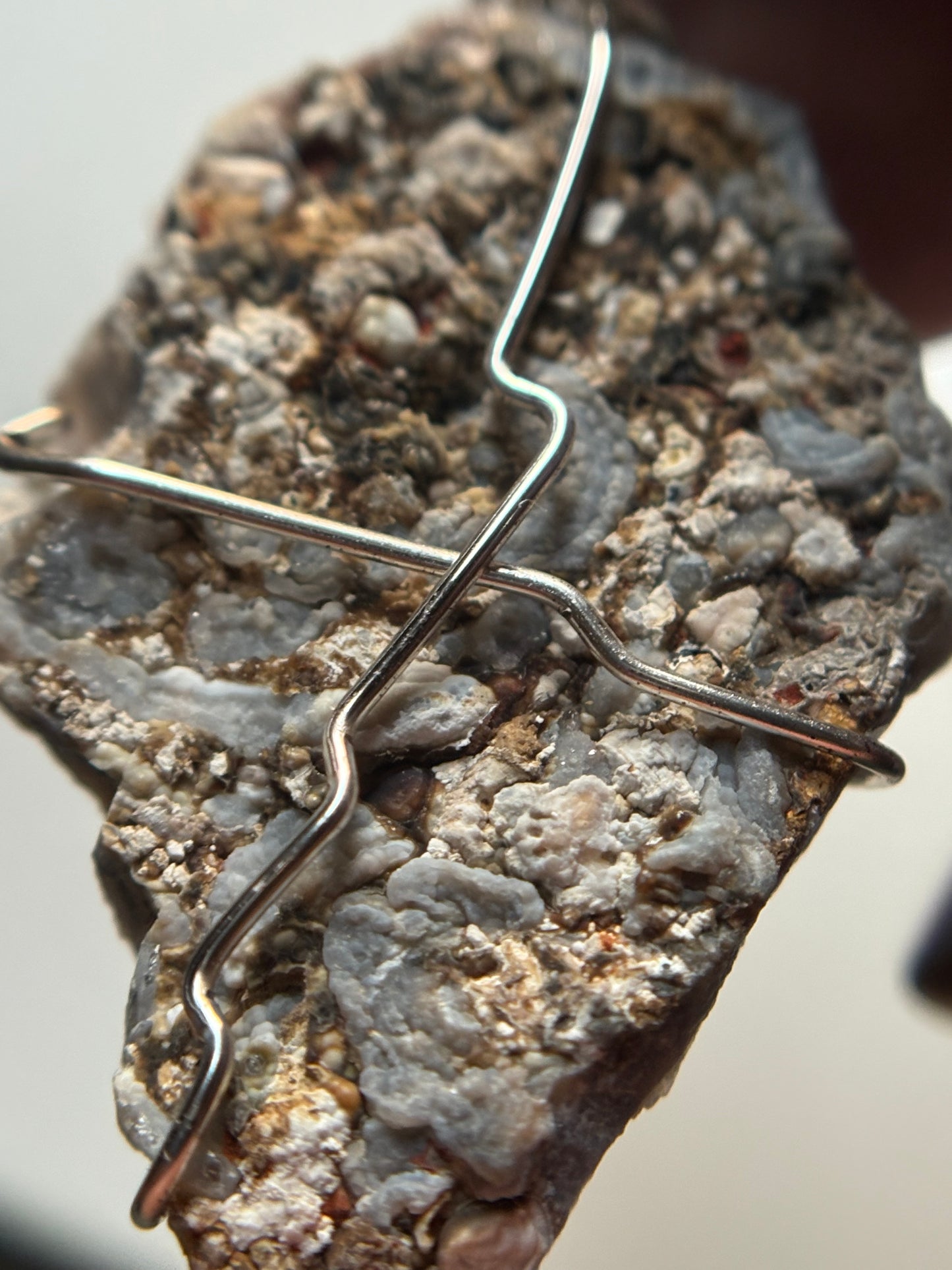 Aura Druzy Chalcedony Crystal Gemstone - Galaxy Slice - Necklace (1)