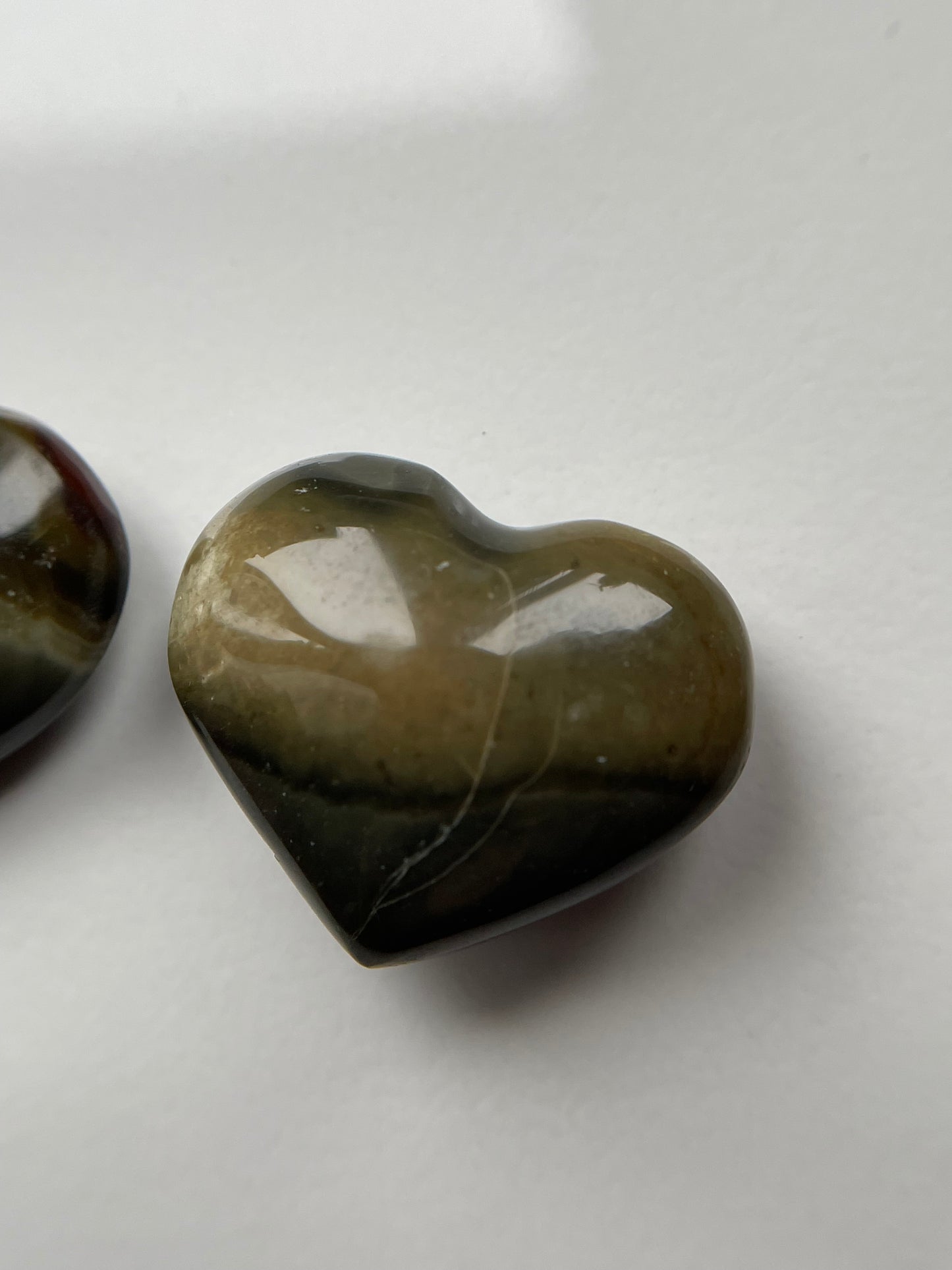 Polychrome Jasper Crystal Gemstone Heart Mini Carving Gift Set (4)