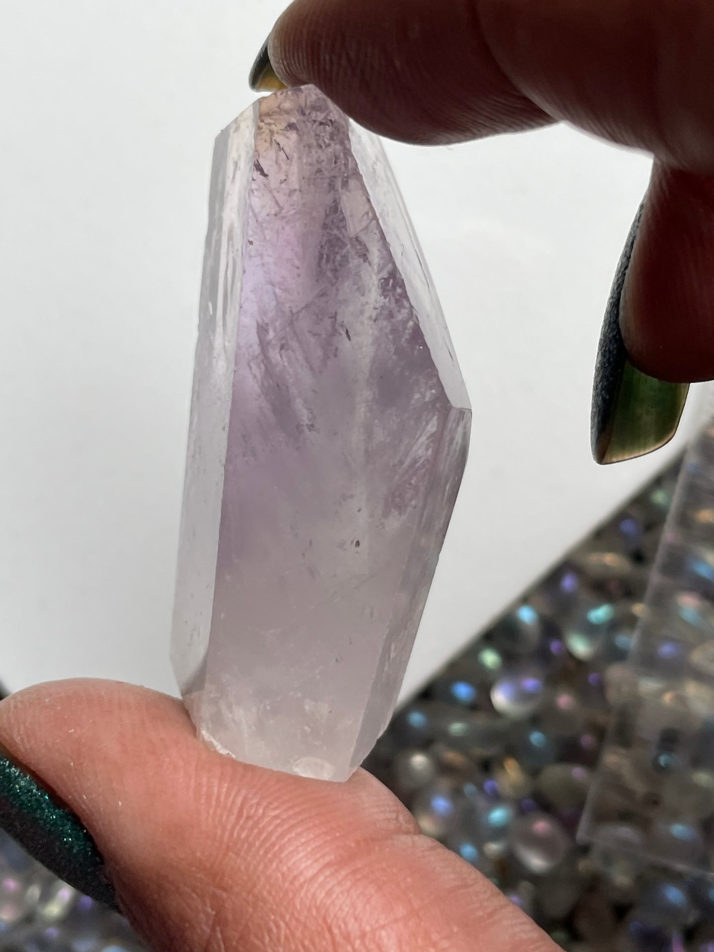 Ametrine Faceted Mini Freeform Crystal Gemstone (5)