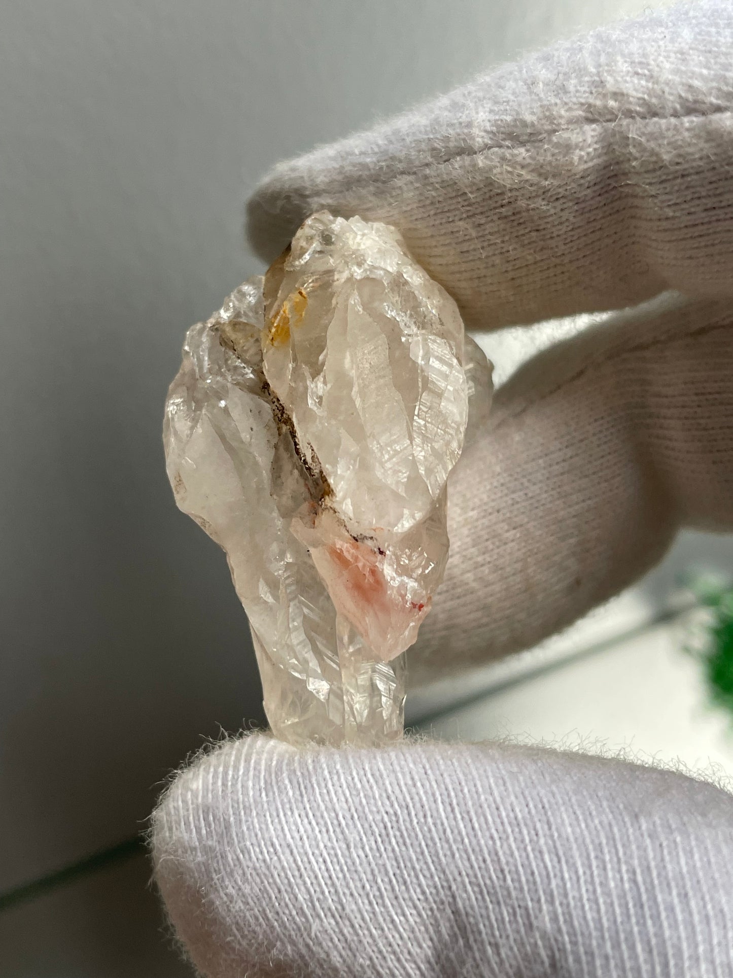 Scottish Hematoid Fire Quartz Crystal Gemstone Rough Specimen