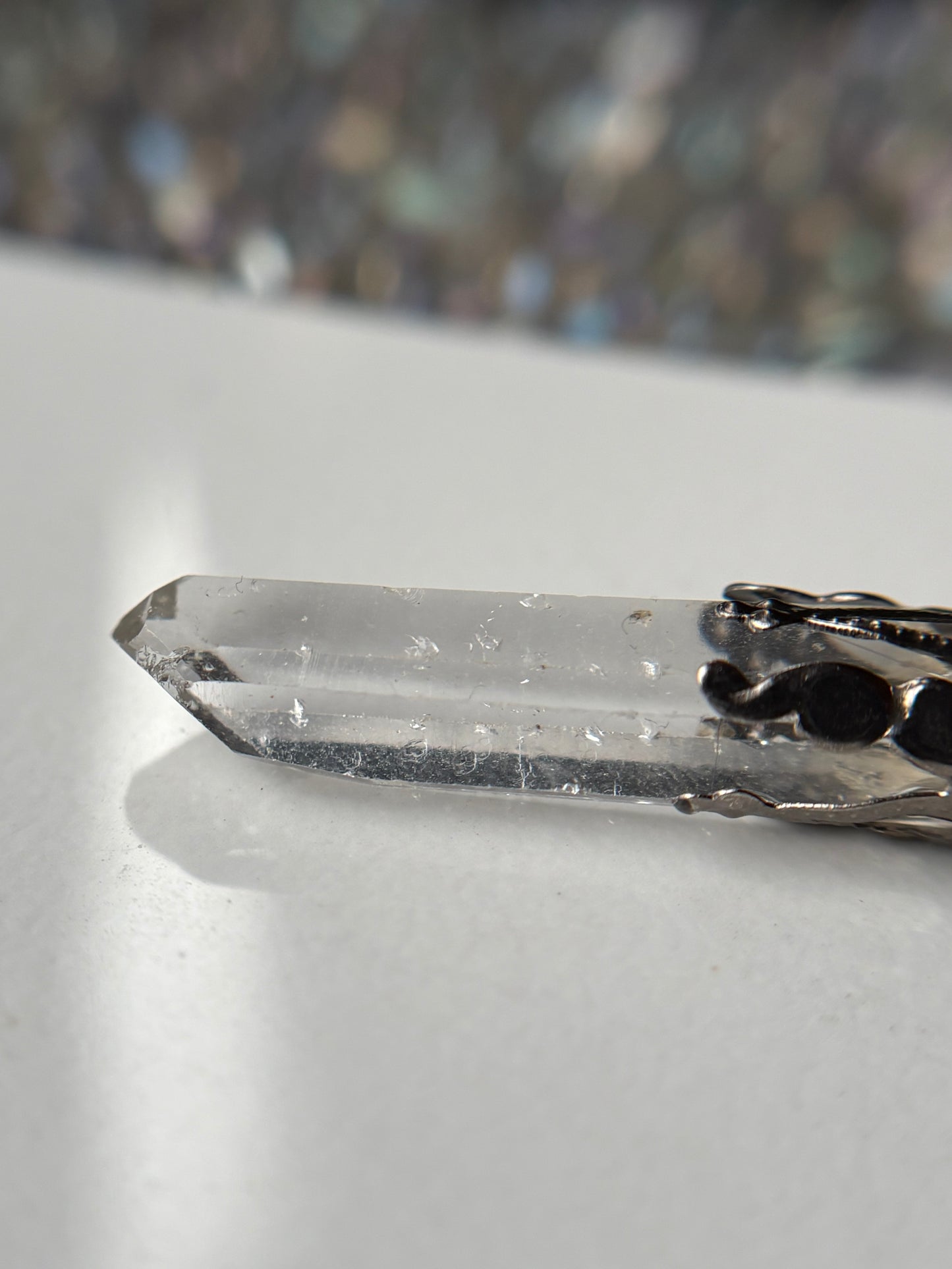 Lemurian Quartz Crystal Gemstone Gothic Mini Wand (1)