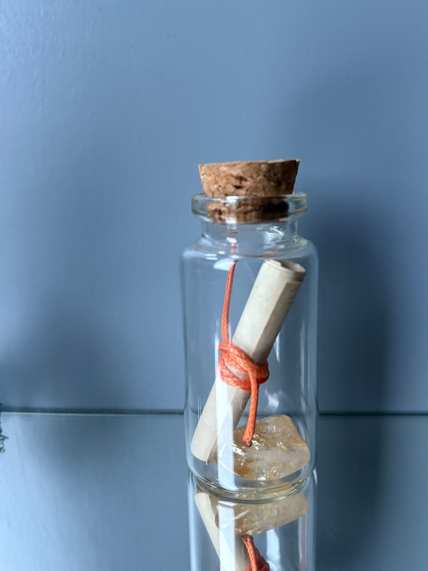 Citrine Crystal Gemstone Troll Gift Set