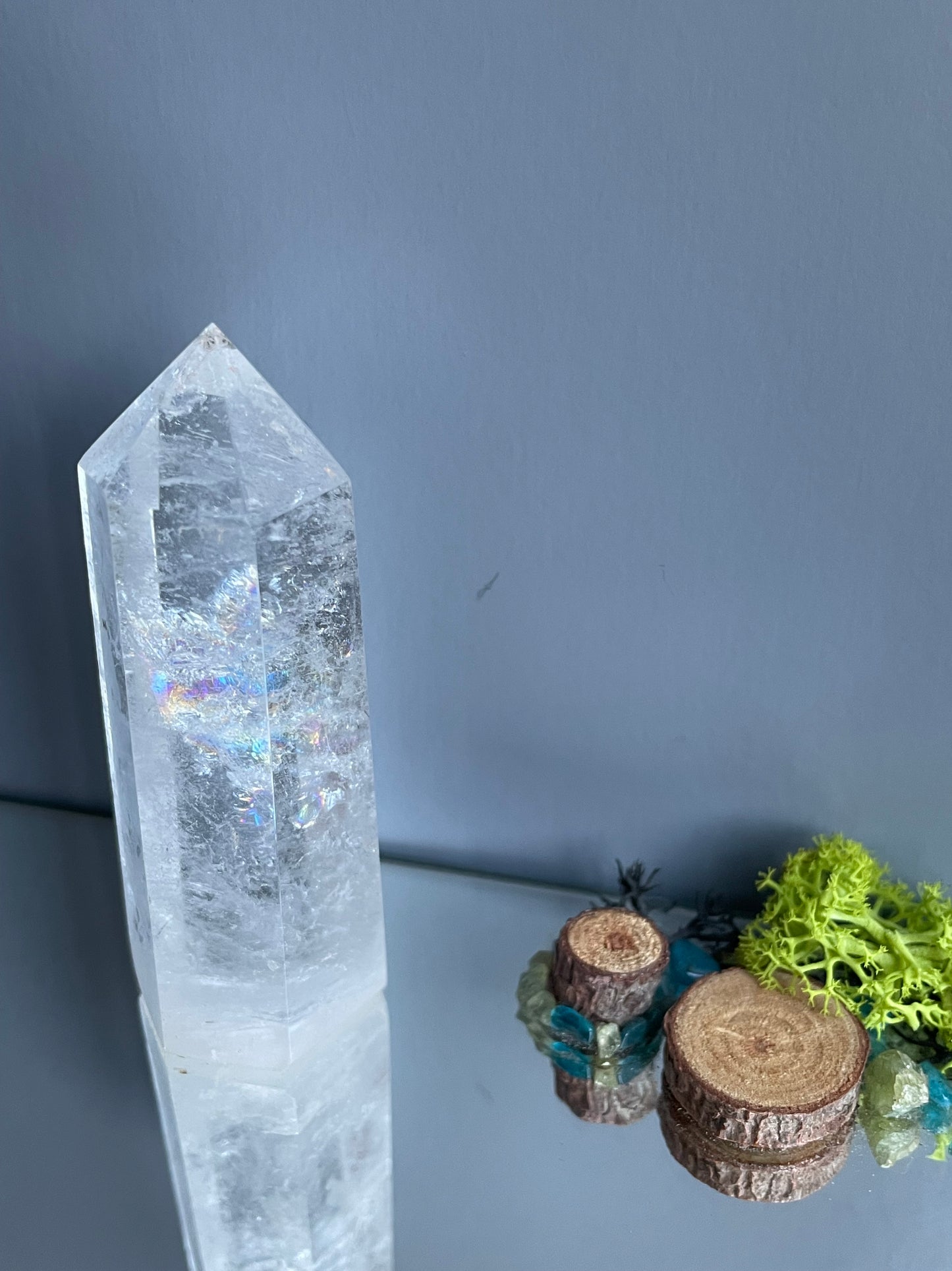 Clear Quartz Crystal Gemstone Point Tower - Clarity 2 (A)