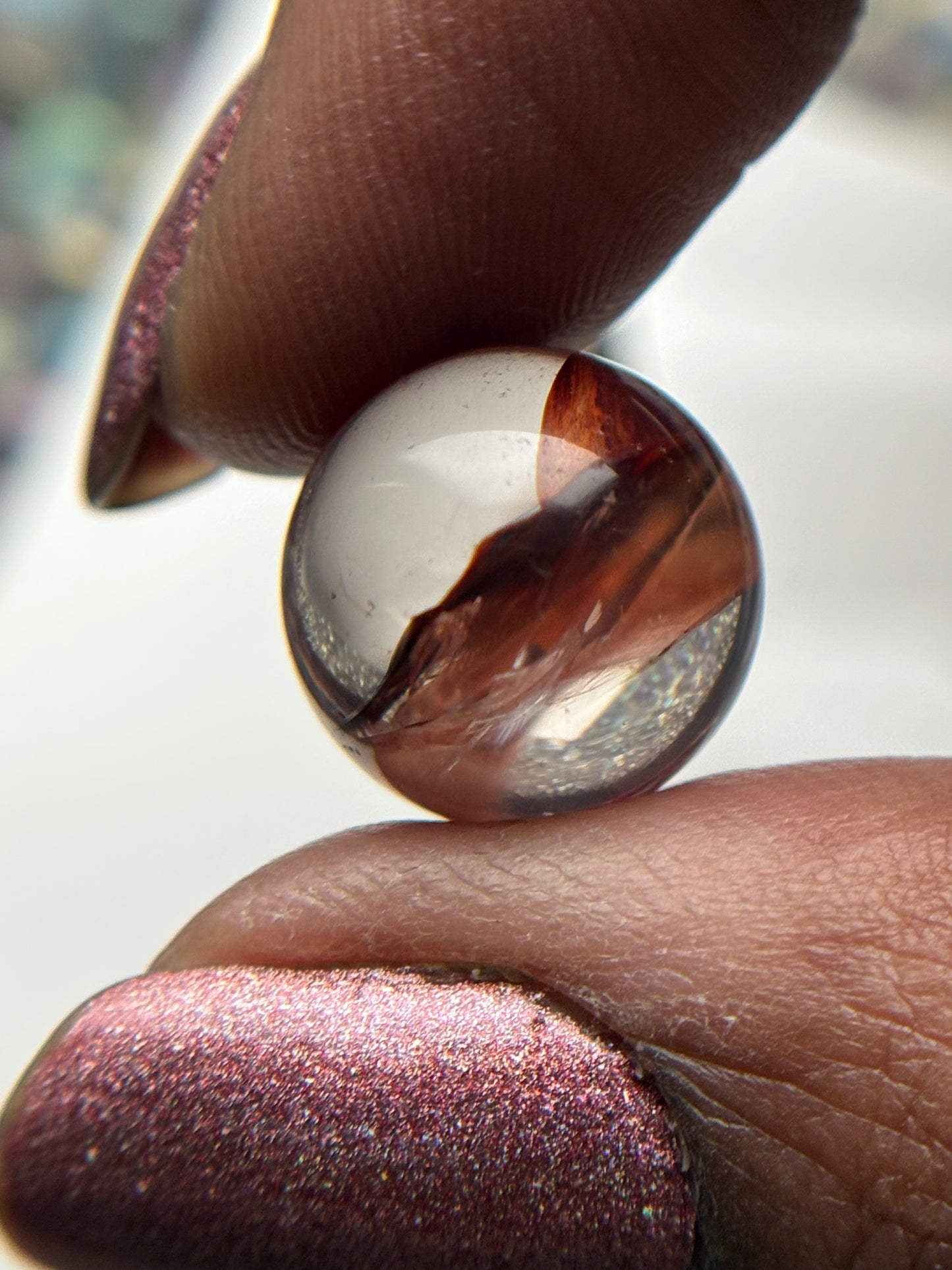 Star Fire Quartz Crystal Gemstone Sphere - Mini (4)