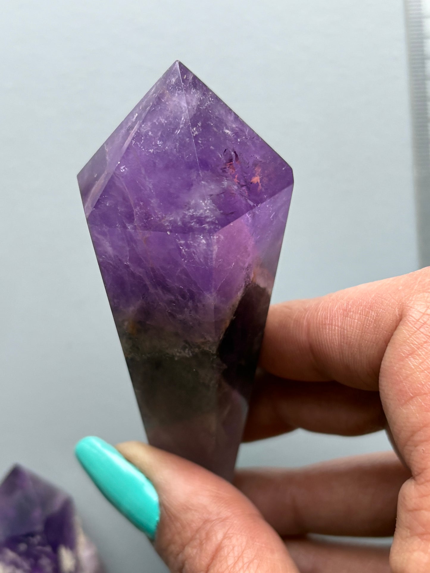 Elestial Bahia Amethyst Crystal Gemstone Point (1)