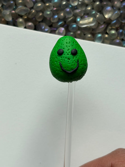 Larry The Lime Clay Art Plant Pot Buddy