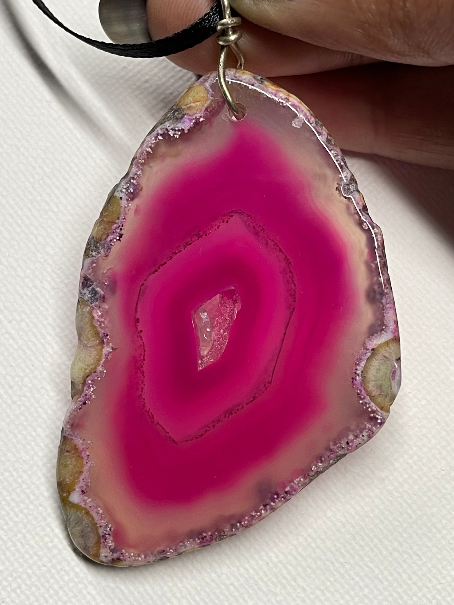 Agate Crystal Gemstone Slice Wall Tree Hanging