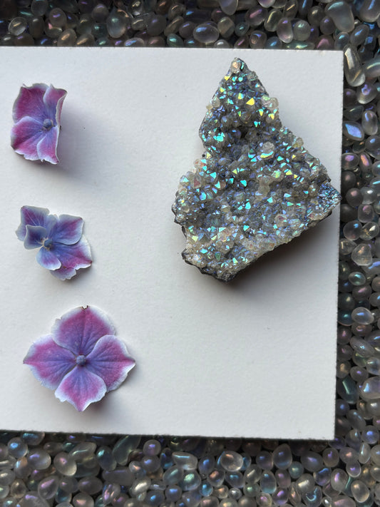 Aura Quartz Crystal Gemstone Cluster Small (5)