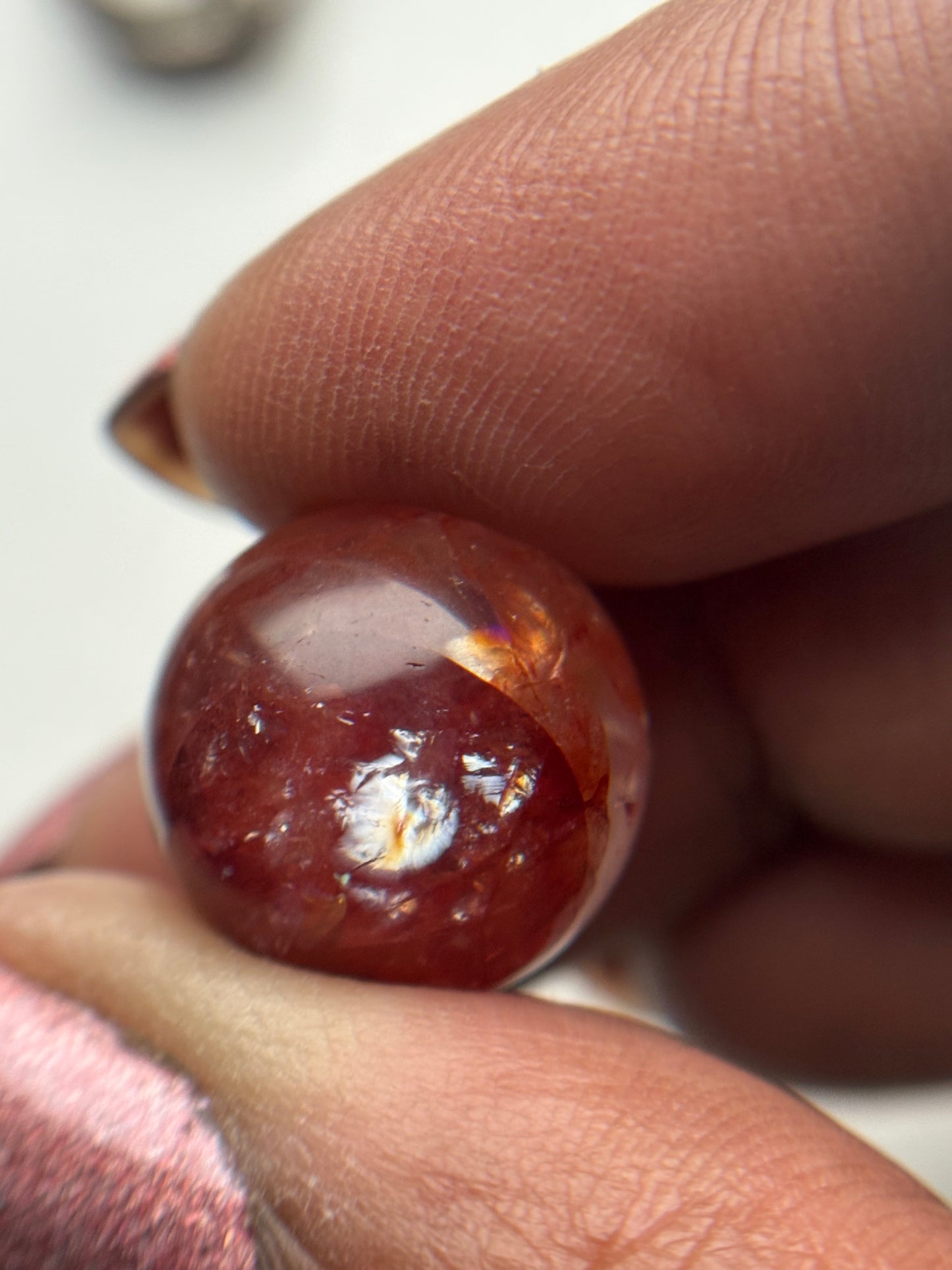 Star Fire Quartz Crystal Gemstone Sphere - Mini (5)