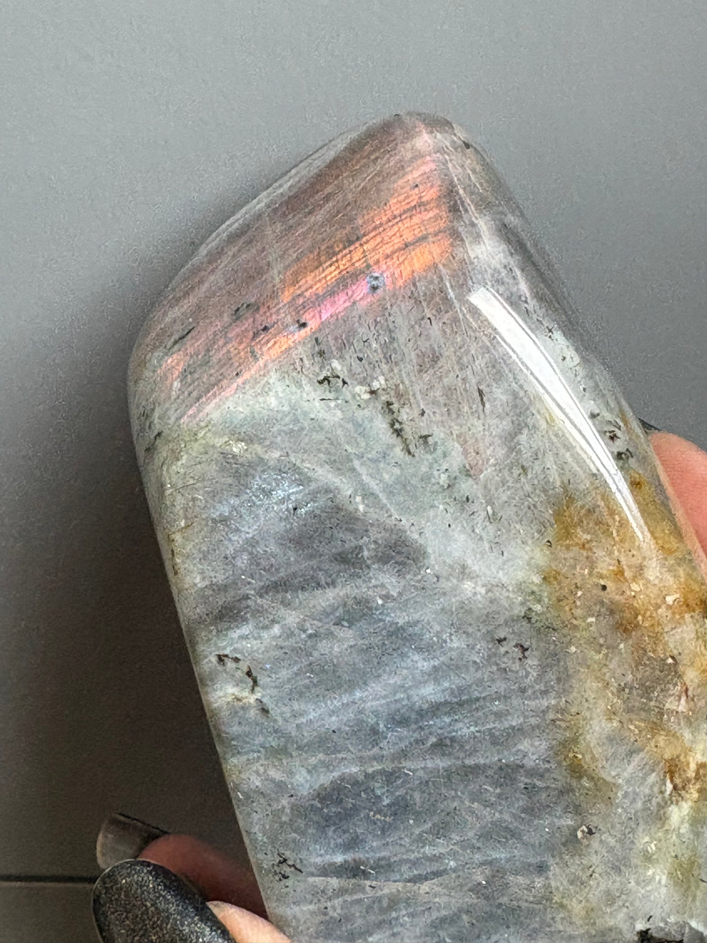 Labradorite Crystal Gemstone Cut Base Freeform (L)