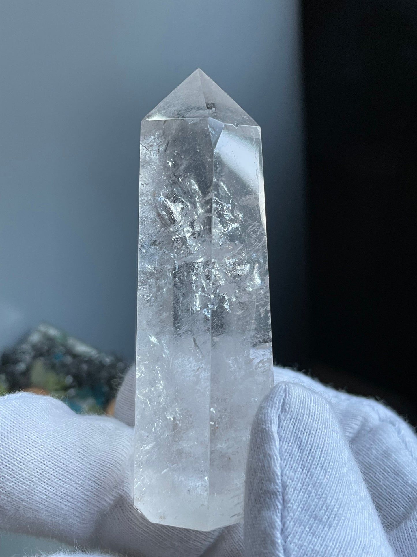 Clear Quartz Crystal Gemstone Point Tower - Clarity 2 (B)