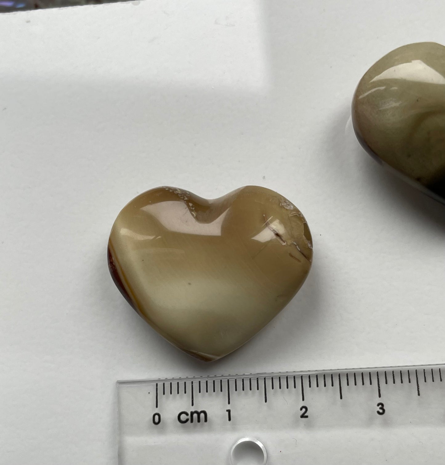 Polychrome Jasper Crystal Gemstone Heart Mini Carving Gift Set (3)