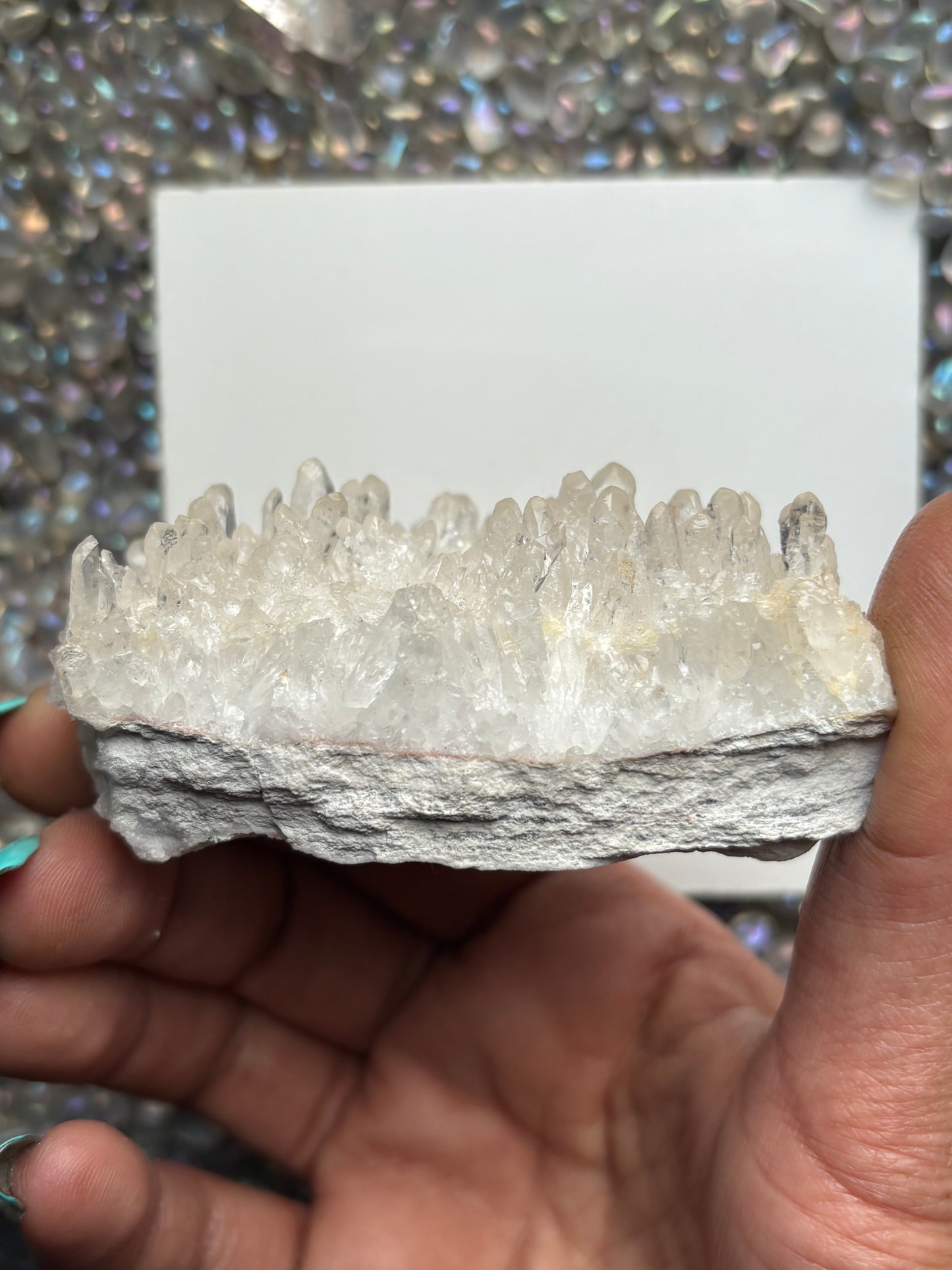 Himalayan Clear Quartz Gemstone Crystal Cluster (C)