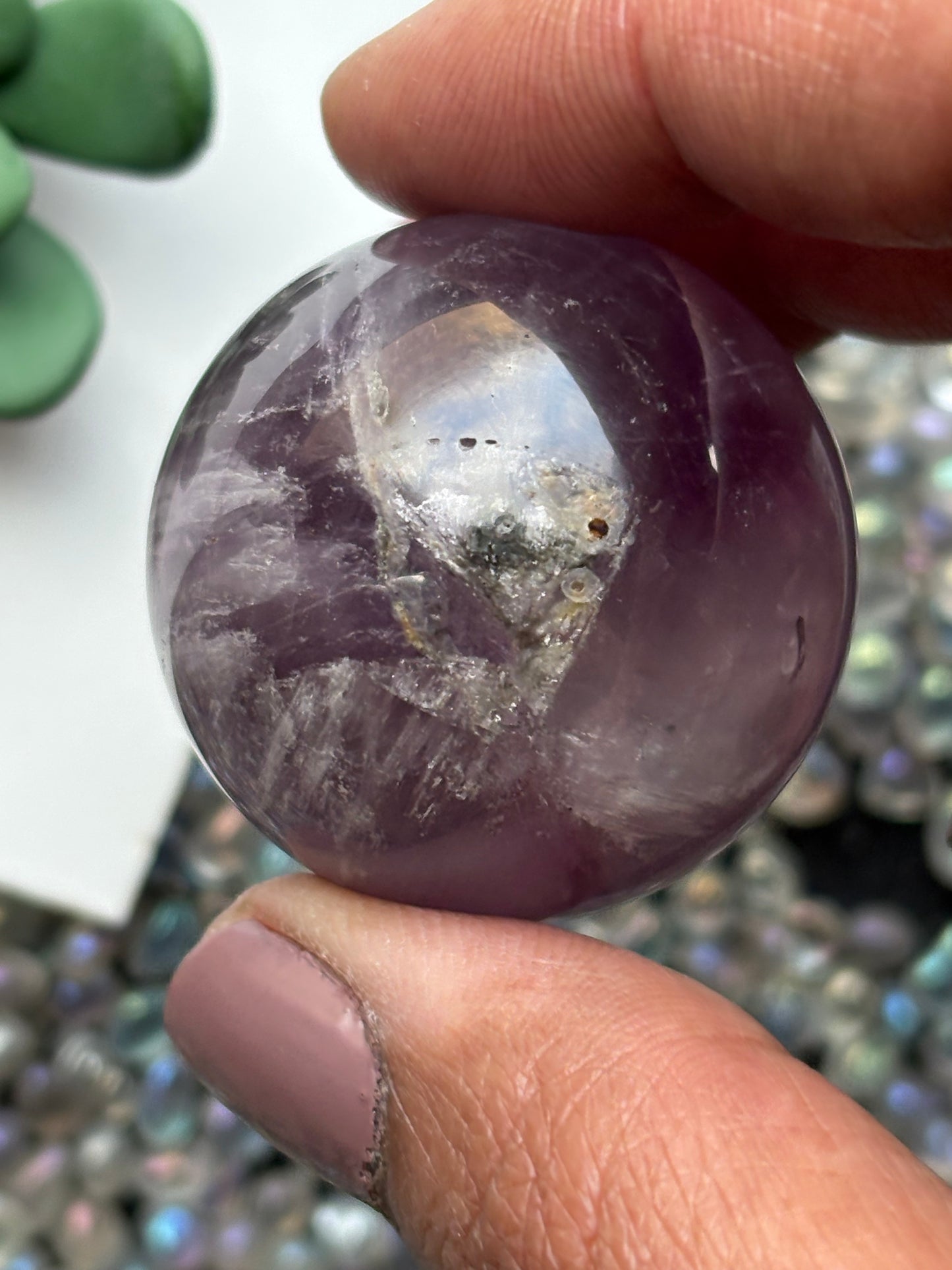 Amethyst Crystal Gemstone Sphere