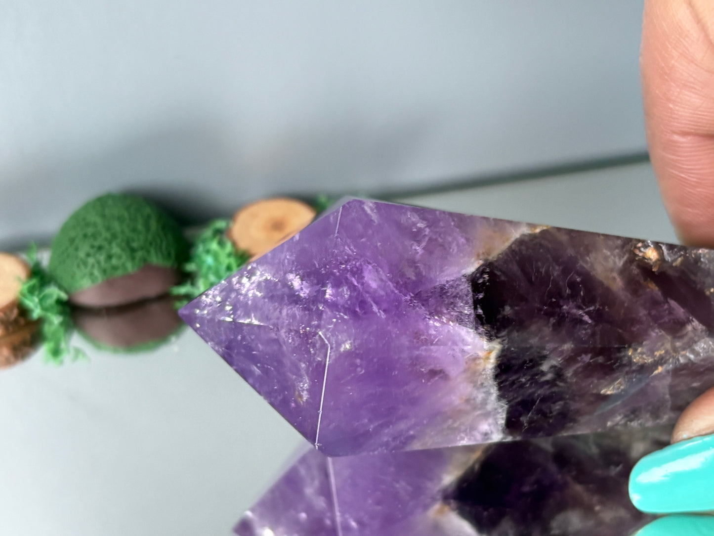 Elestial Bahia Amethyst Crystal Gemstone Point (1)