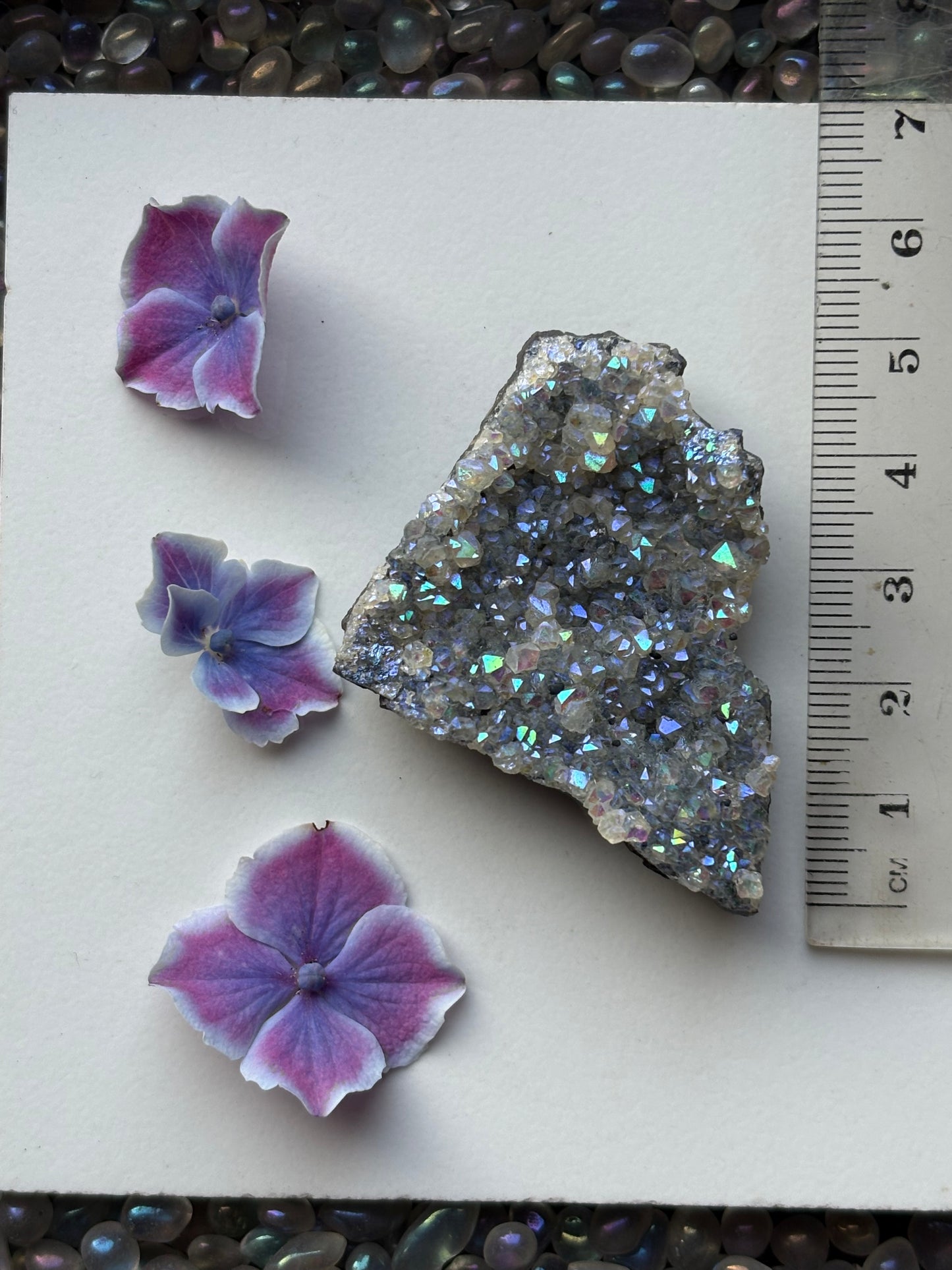 Aura Quartz Crystal Gemstone Cluster Small (5)