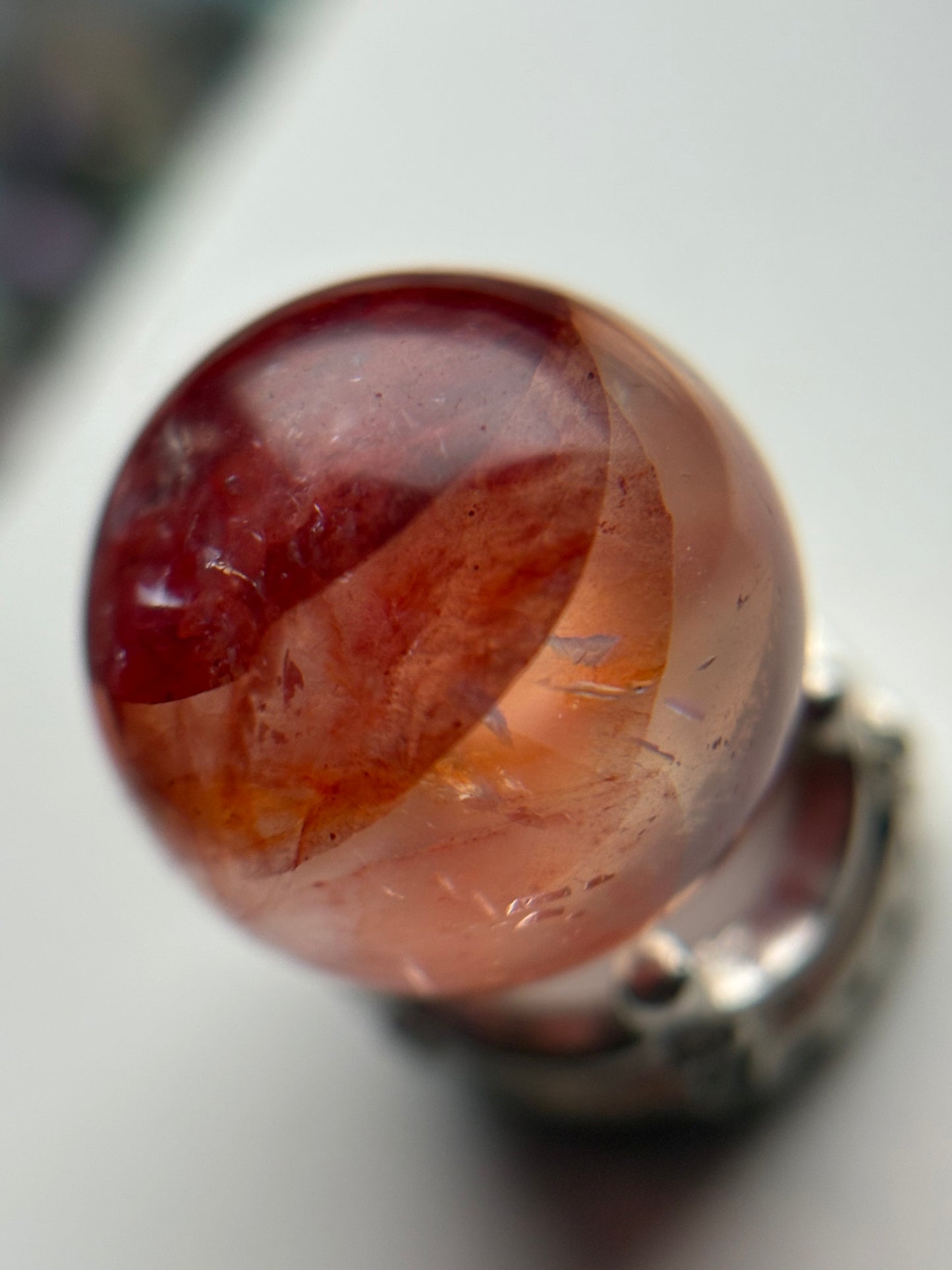 Star Fire Quartz Crystal Gemstone Sphere - Mini (5)