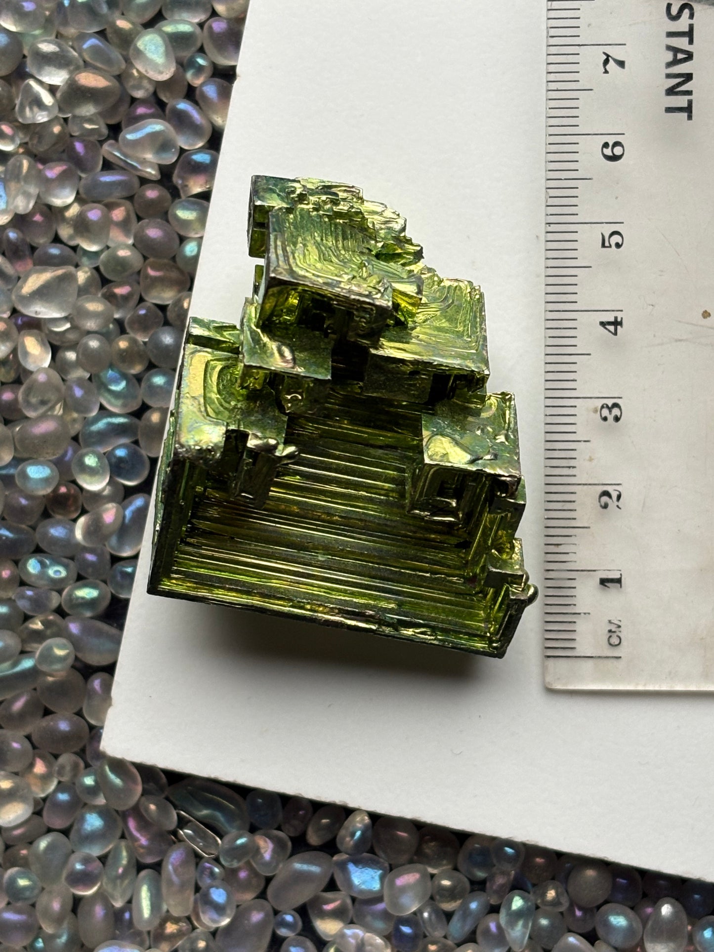 Green Bismuth Crystal Specimen - L1
