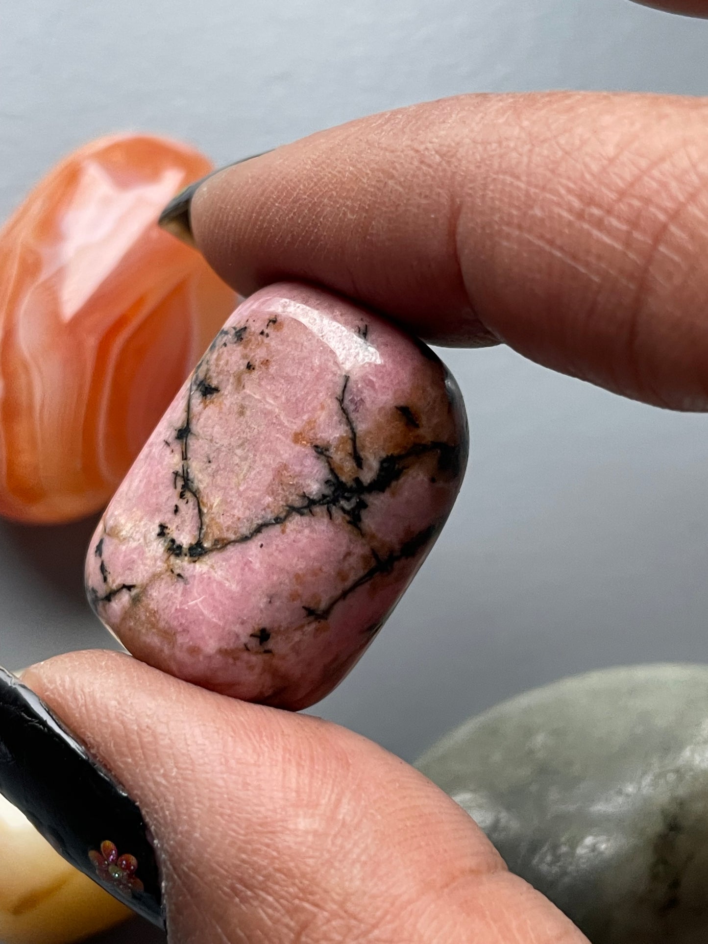 Butterfly Card & Gemstone Crystal Tumbled Stone Gift Set (2)